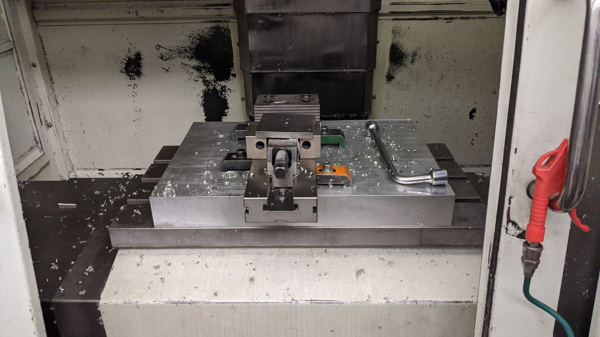 2011 Hurco VM10 CNC machining centre, serial no. H-V1E0580. Incorporates Max swing-out controller. - Image 6 of 20