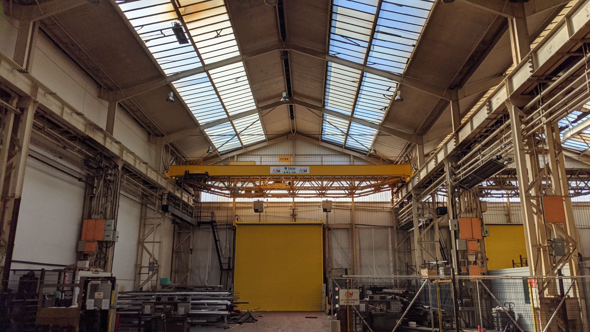 4 off 10ton capacity overhead cranes. - Image 21 of 40