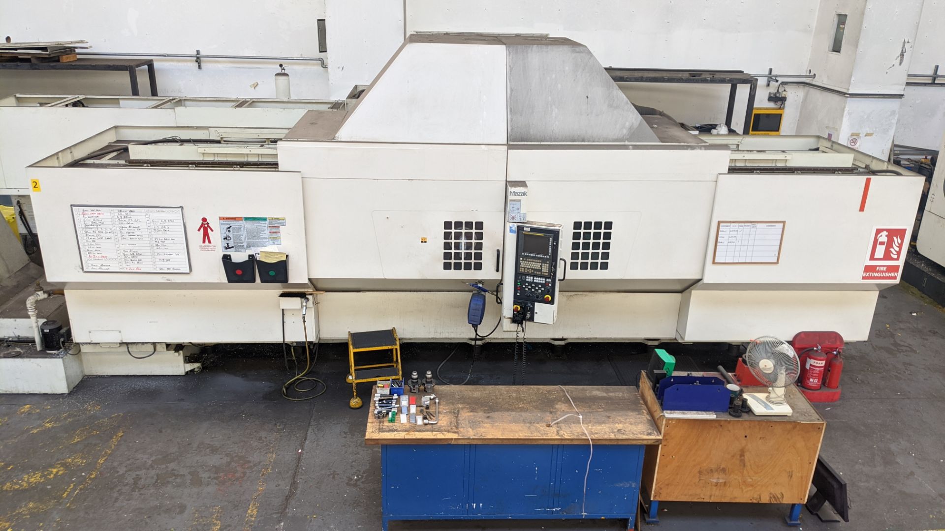 2008 Mazak Vortex 815/120-ii 5-axis CNC machining centre, serial no. 210091, including the