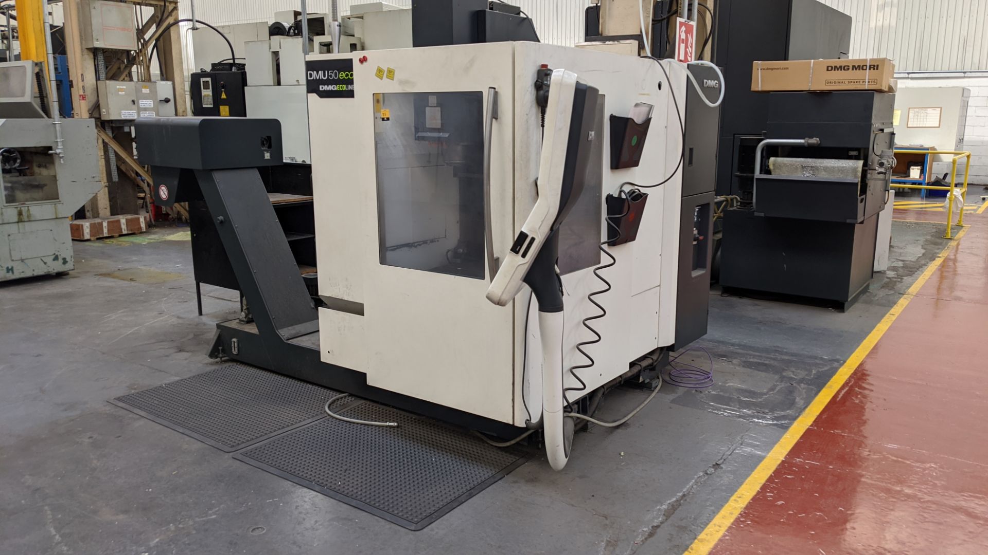 2012 DMG Gildemeister DMU 50 Ecoline Eco 5-axis milling machining centre with Siemens DMG control - Image 4 of 19