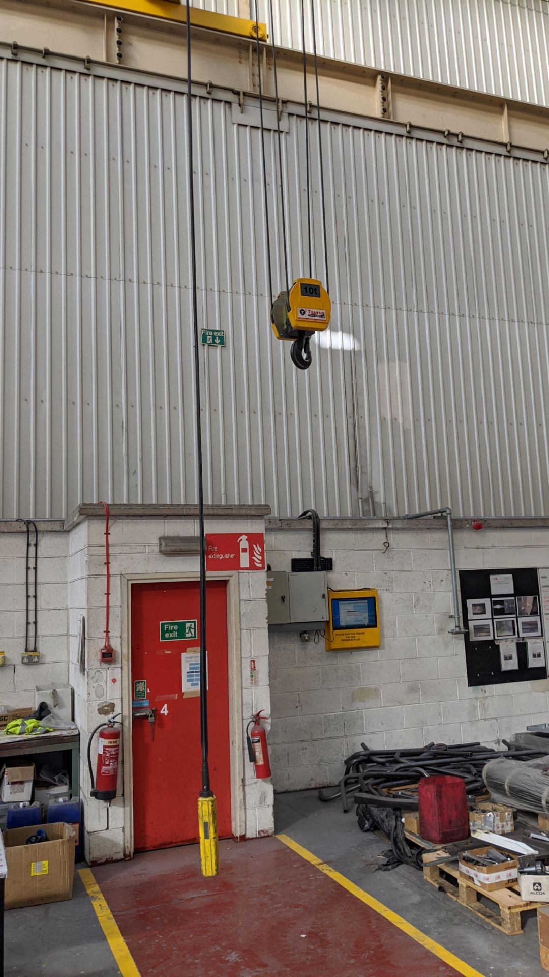 4 off 10ton capacity overhead cranes. - Image 27 of 40