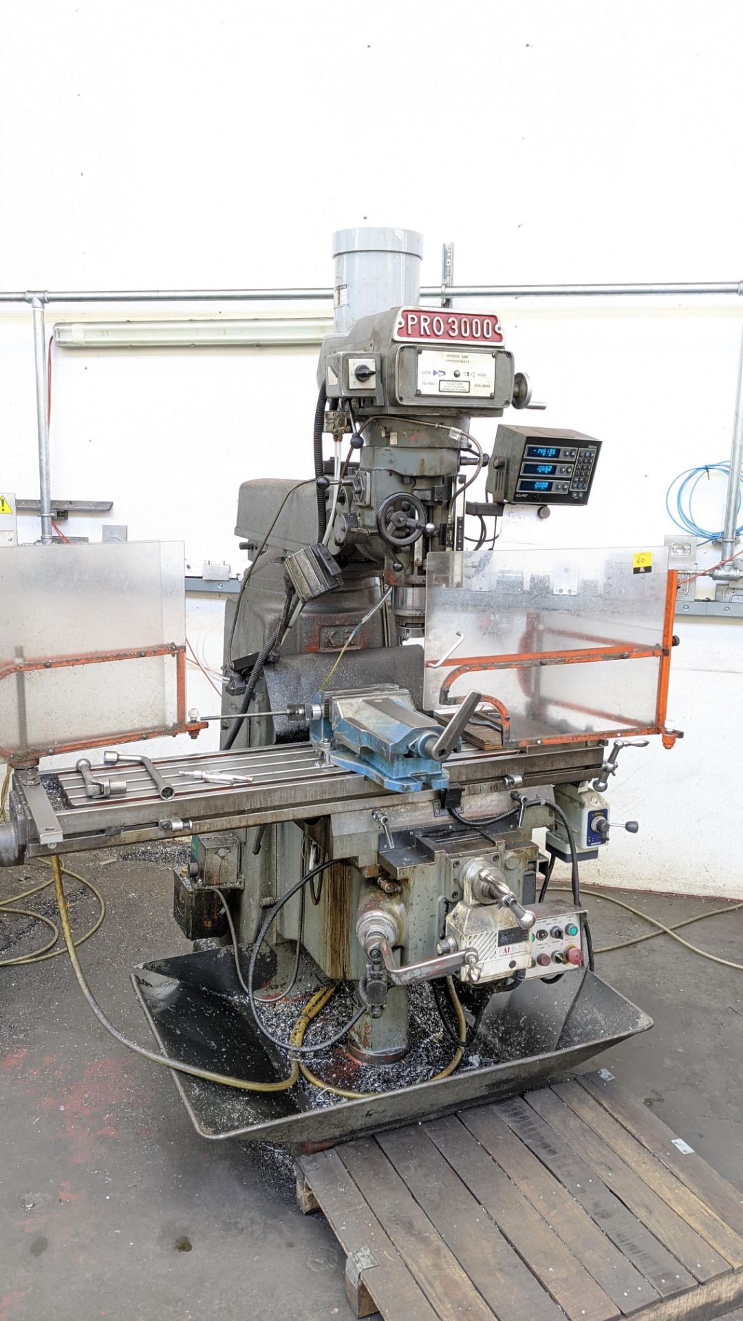 1998 King Rich KRV3000-V Pro 3000 milling machine with Acu-Rite Millmate controller, including