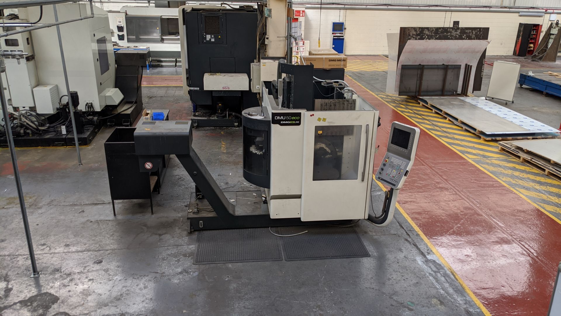 2012 DMG Gildemeister DMU 50 Ecoline Eco 5-axis milling machining centre with Siemens DMG control