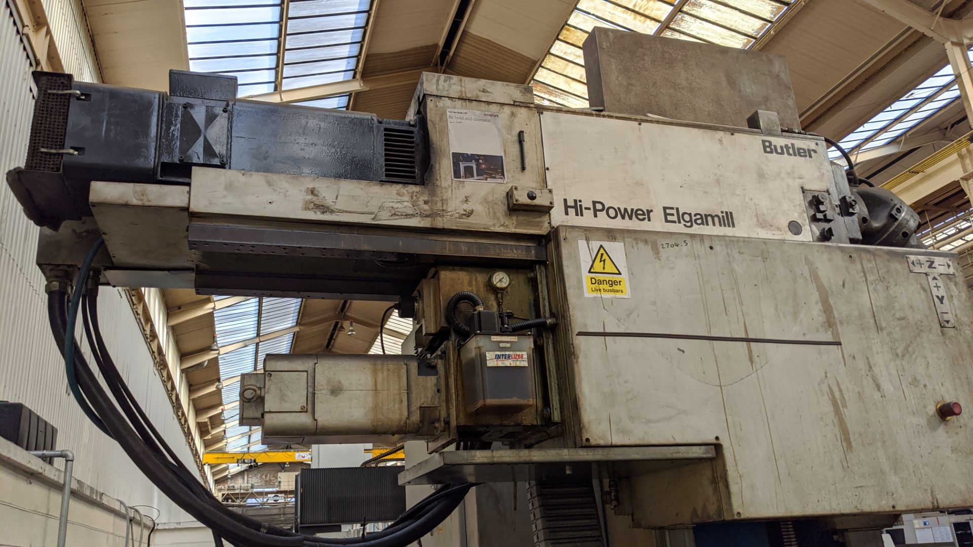 Butler Hi-Power Elgamill with swing-out Heidenhain controls. This lot includes the steps in front of - Image 28 of 28