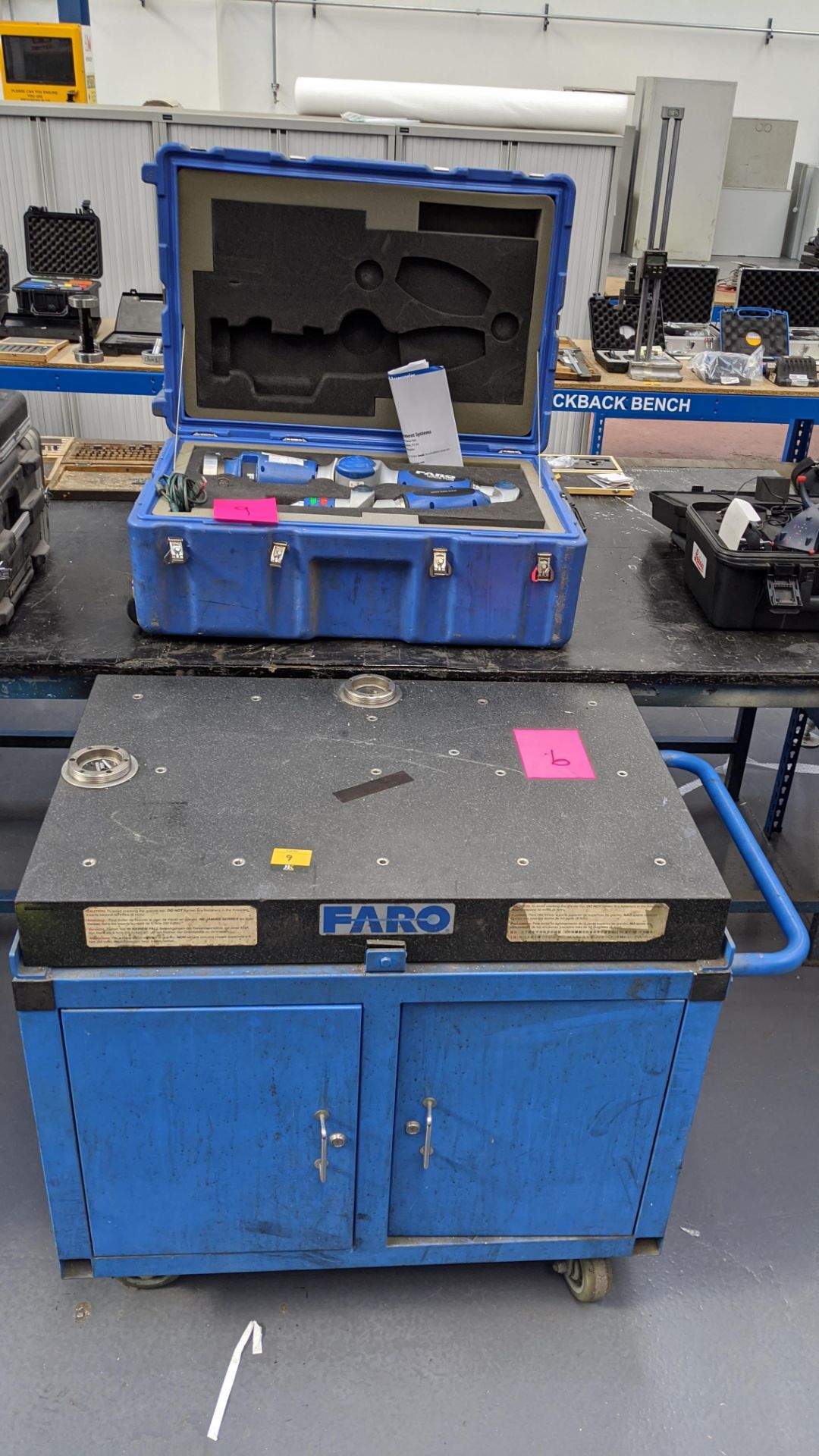 Faro Gage Plus measuring arm, model F04, serial no. F04-02-06-21765. This lot includes mobile - Image 22 of 24