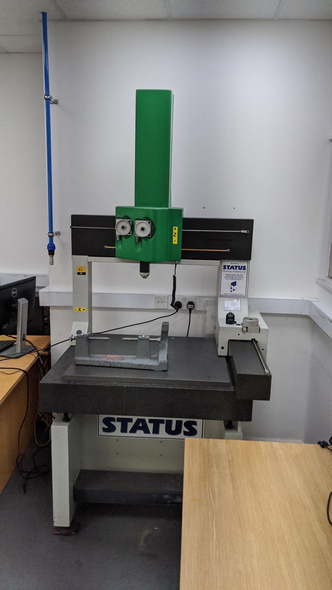Coord 3 CMM on table measuring approx. 900mm x 780mm, including plate & bench centre as pictured. We - Image 12 of 12