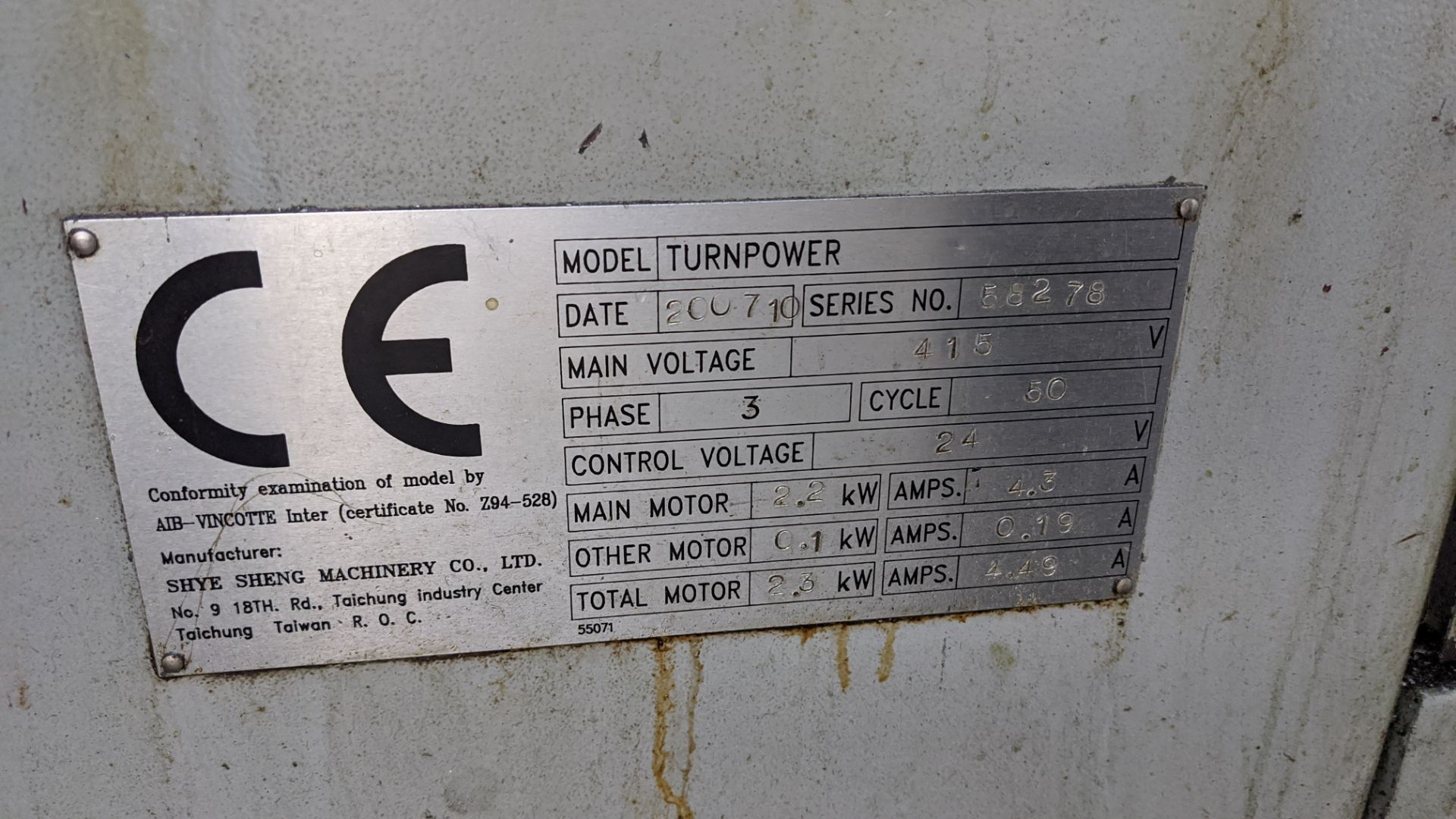 E-Turn 1430 Turnpower lathe with Newall C80 DRO - Image 7 of 8