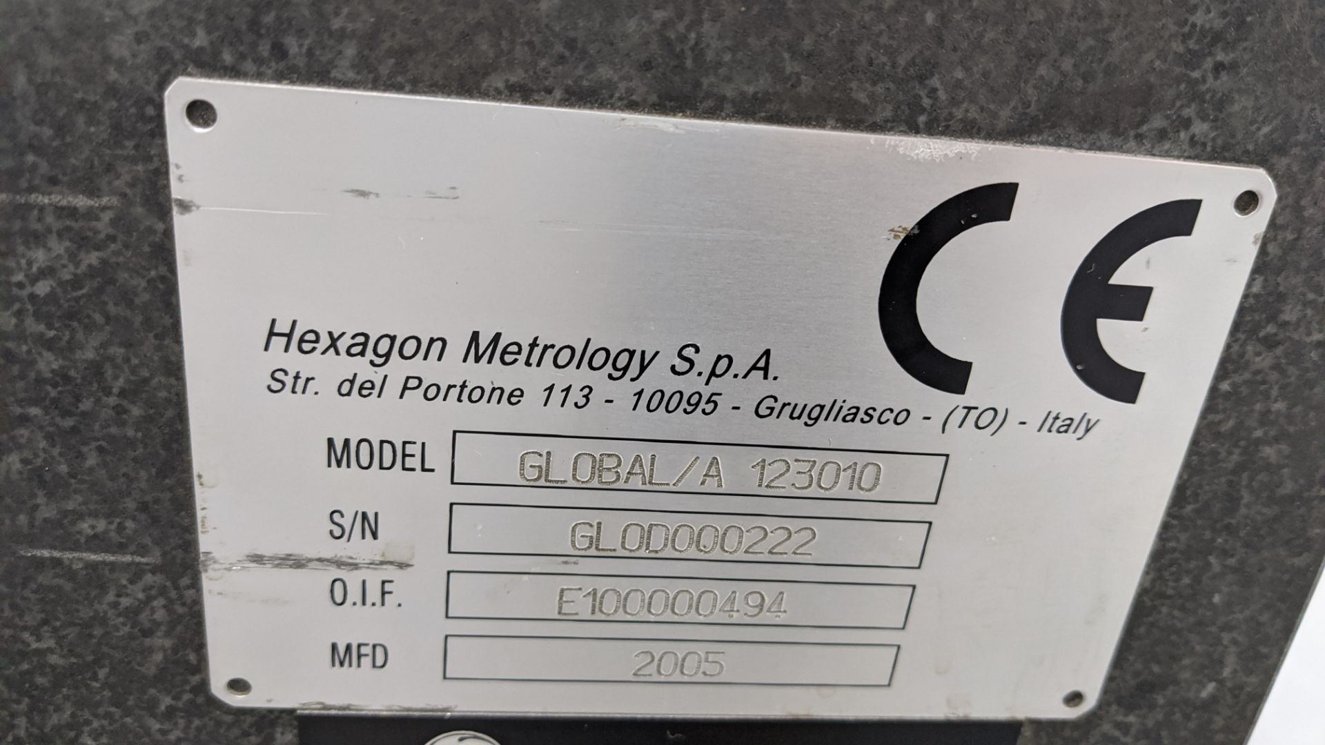 Hexagon Metrology CMM model Global/A123010, serial no. GLOD000222 on granite table measuring very - Image 7 of 35