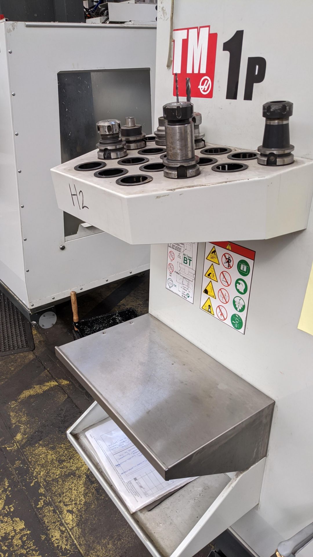 2017 Haas model TM-1P CNC machining centre, serial no. 1136253. Incorporating swing-out controls. - Image 5 of 25