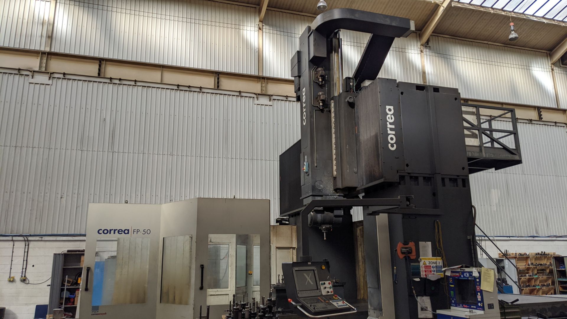 2010 Correa model FP-50/80 bridge milling machine, serial no. 892215. Total machine weight 93 tonne. - Image 6 of 49