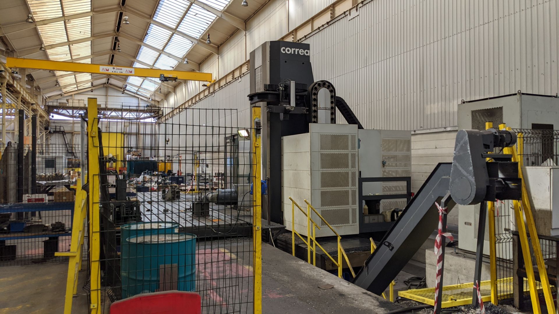 2011 Correa Axia moving column milling machine, serial no. 785075. Total machine weight 62 tonne. - Image 42 of 47