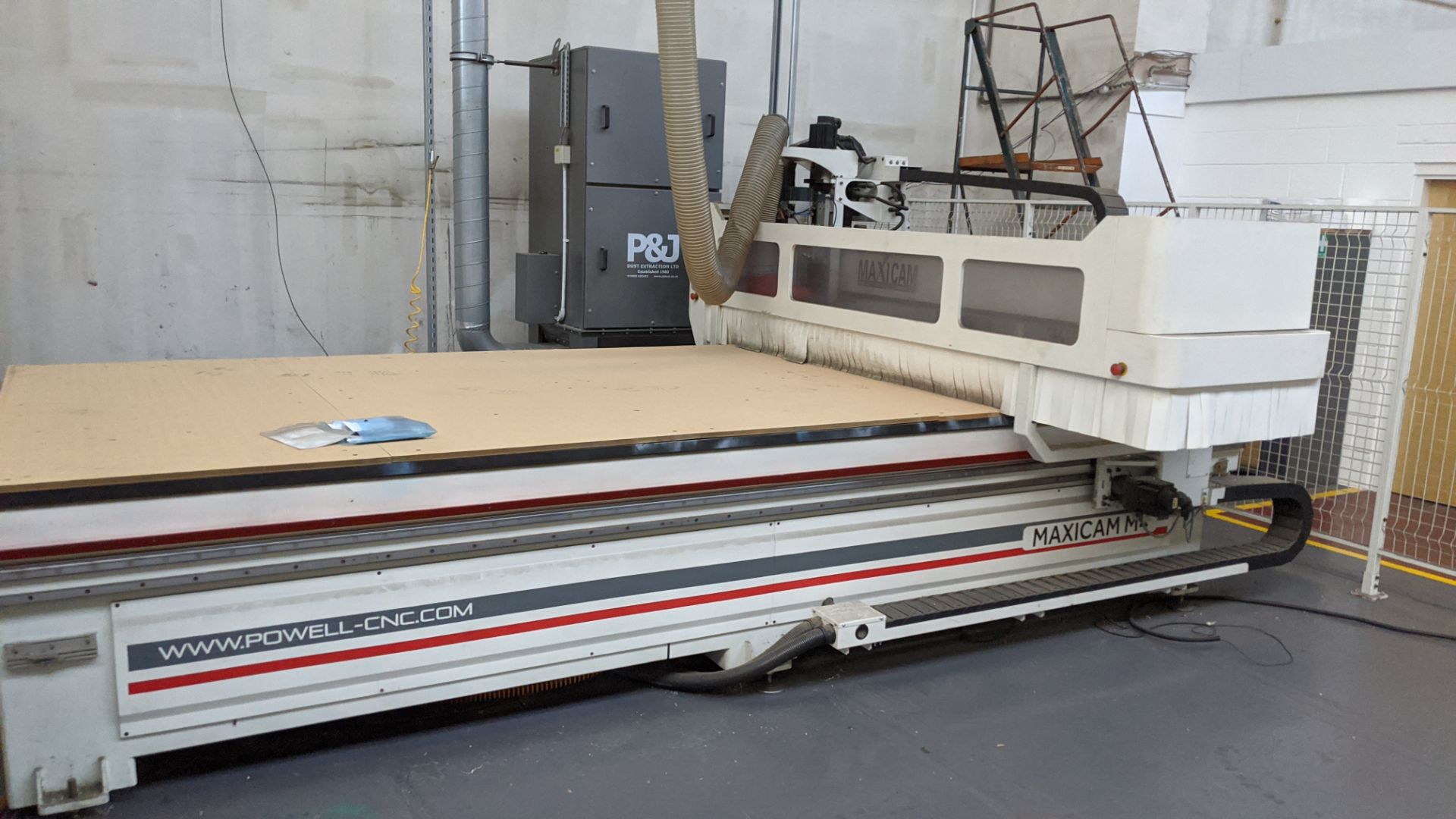 Powell CNC Maxicam M4 Maxi-M4 2040 Professional Series router including freestanding power cabinet - Image 12 of 40