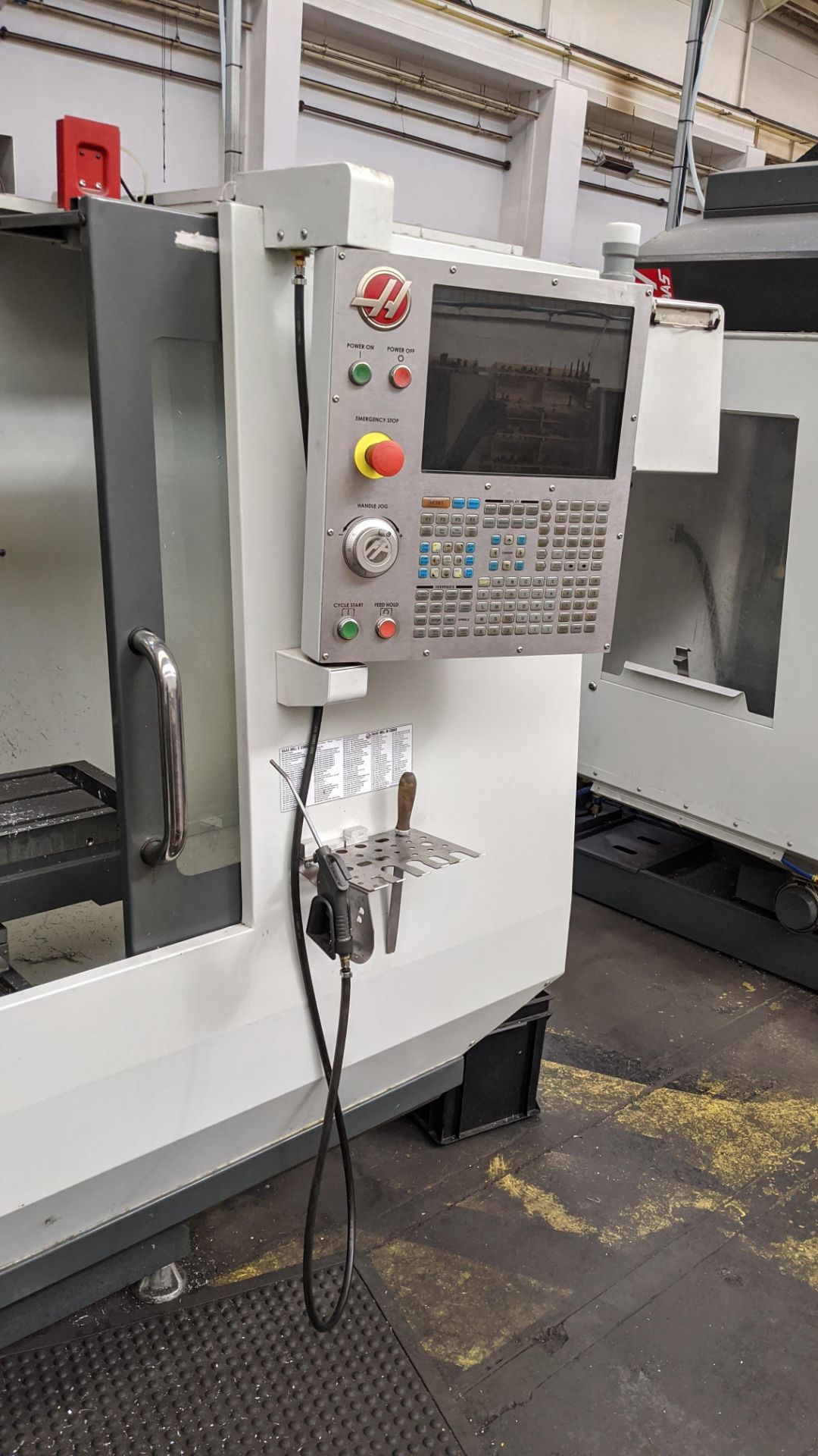 2017 Haas model TM-1P CNC machining centre, serial no. 1136225. Incorporating swing-out controls. - Image 5 of 24