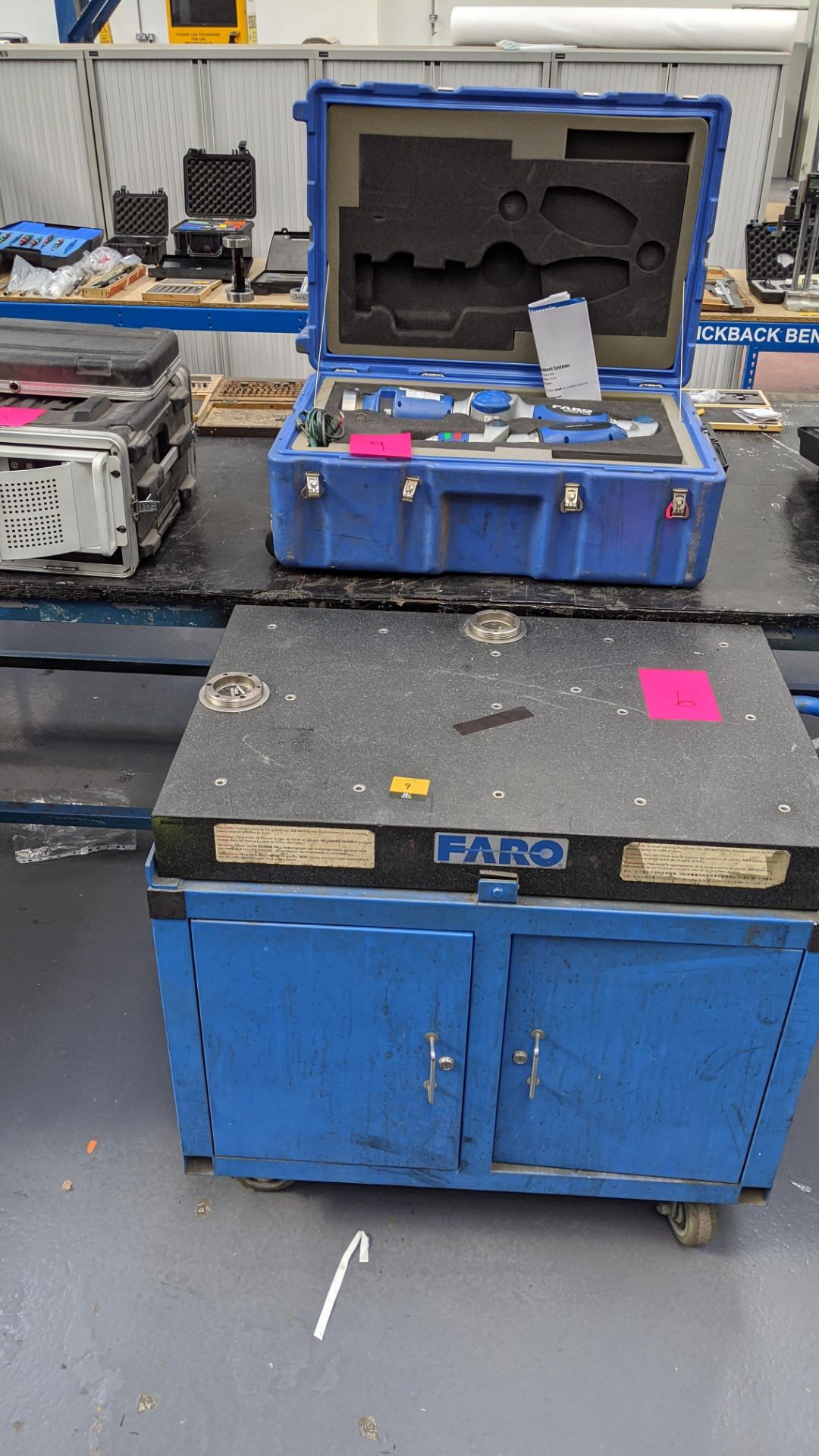 Faro Gage Plus measuring arm, model F04, serial no. F04-02-06-21765. This lot includes mobile - Image 21 of 24