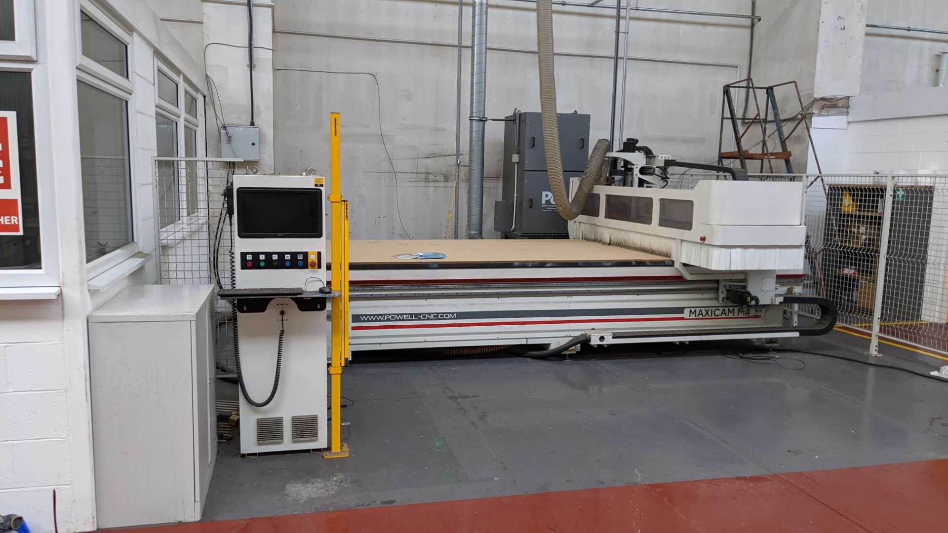 Powell CNC Maxicam M4 Maxi-M4 2040 Professional Series router including freestanding power cabinet - Image 7 of 40