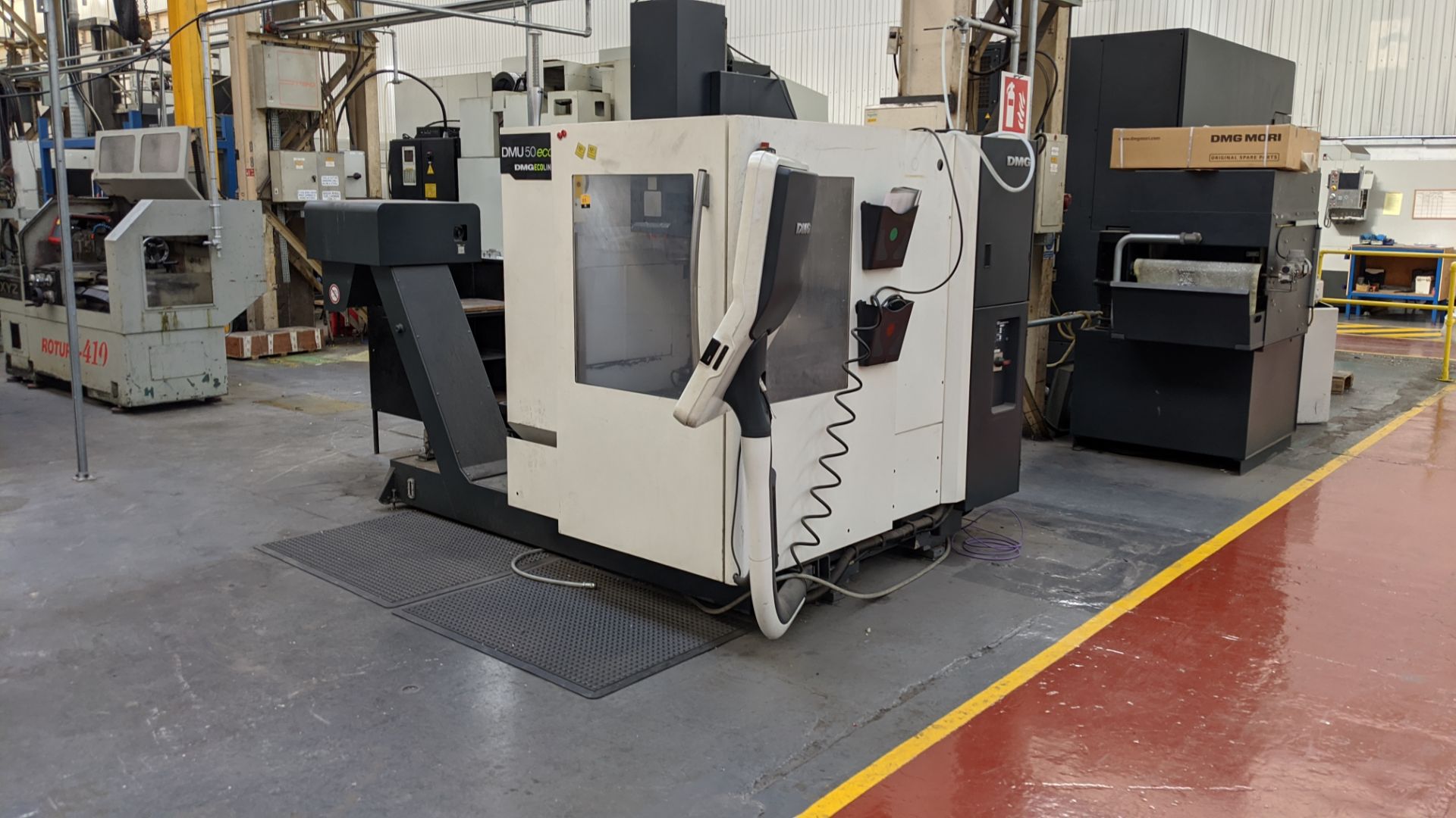 2012 DMG Gildemeister DMU 50 Ecoline Eco 5-axis milling machining centre with Siemens DMG control - Image 3 of 19