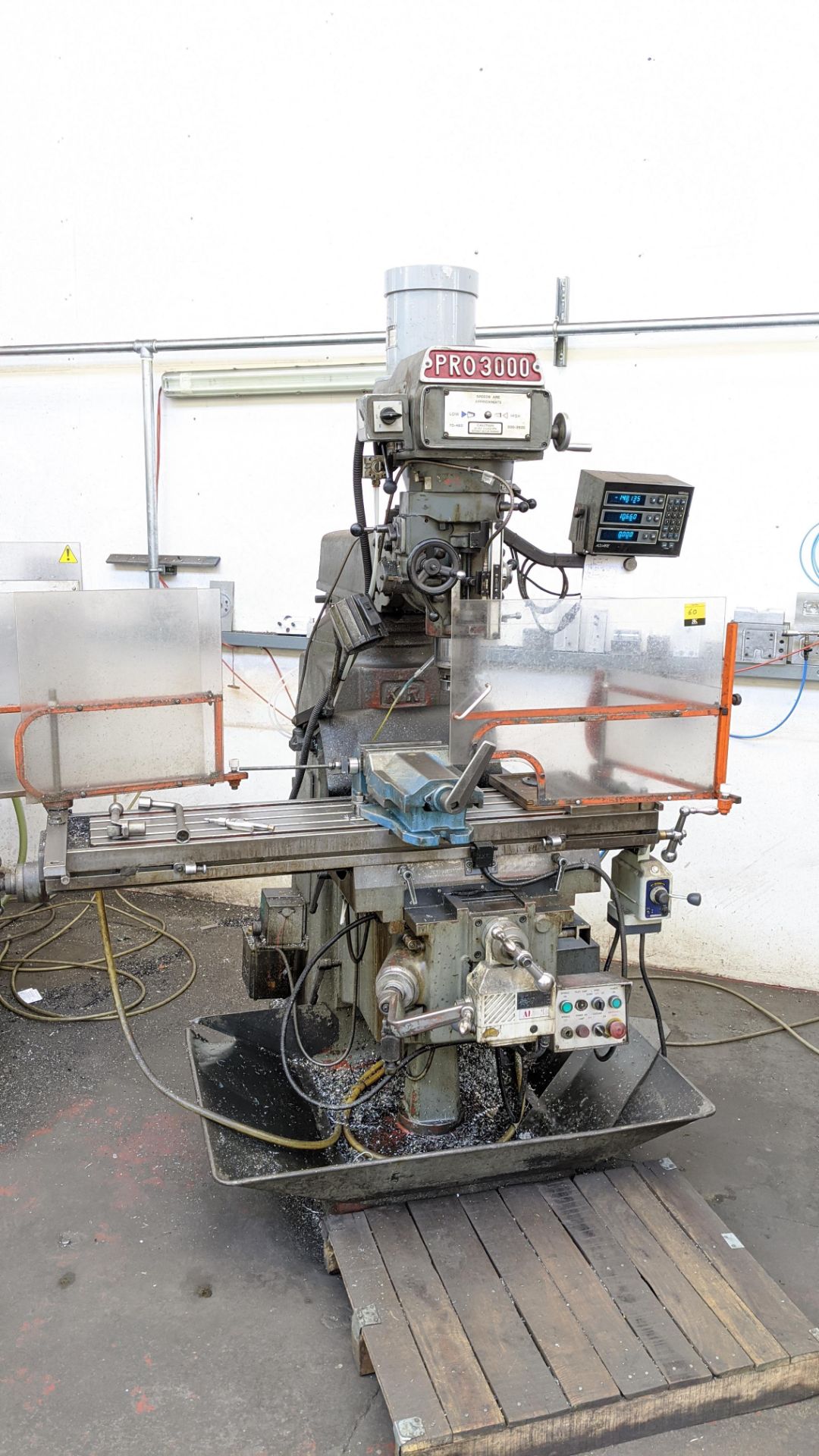 1998 King Rich KRV3000-V Pro 3000 milling machine with Acu-Rite Millmate controller, including - Image 14 of 14