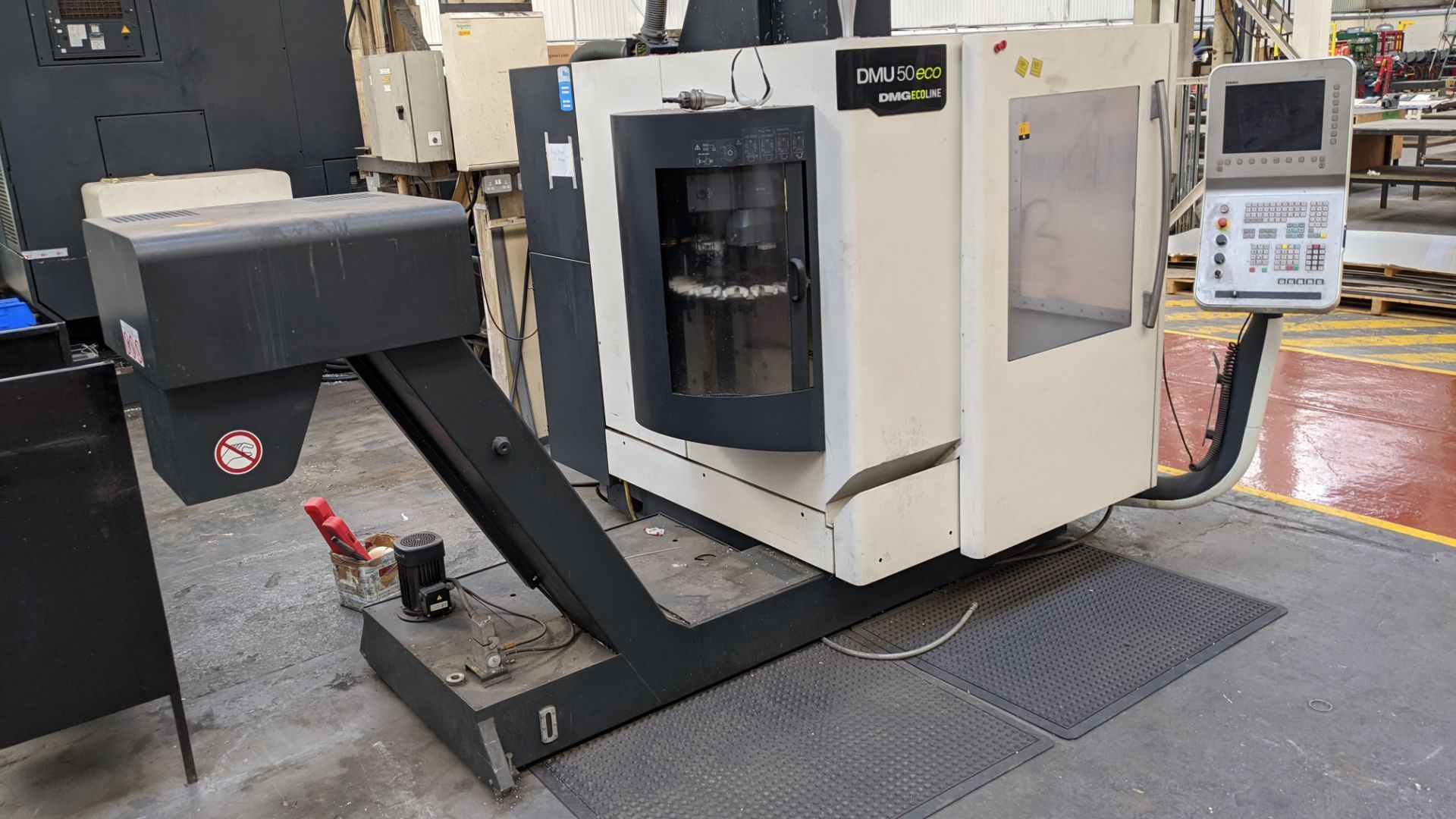 2012 DMG Gildemeister DMU 50 Ecoline Eco 5-axis milling machining centre with Siemens DMG control - Image 8 of 19