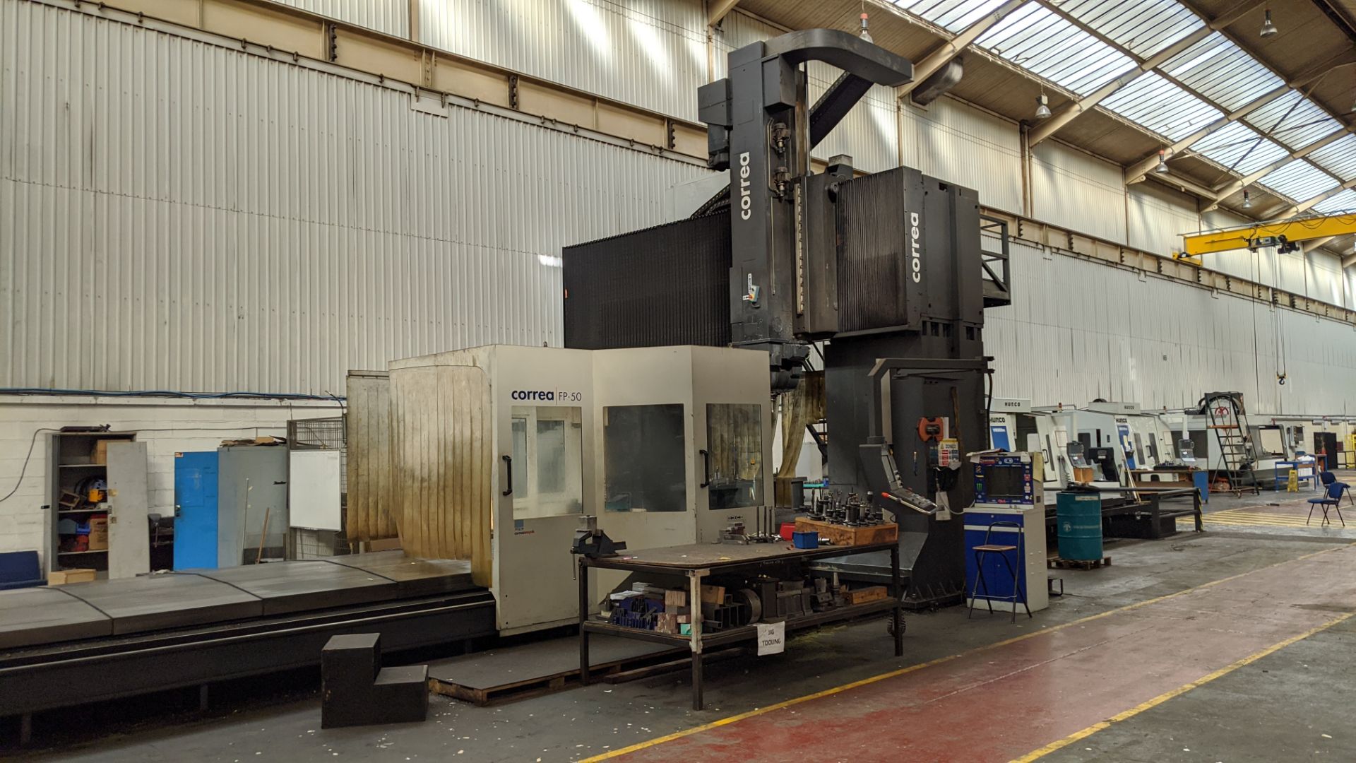 2010 Correa model FP-50/80 bridge milling machine, serial no. 892215. Total machine weight 93 tonne. - Image 2 of 49