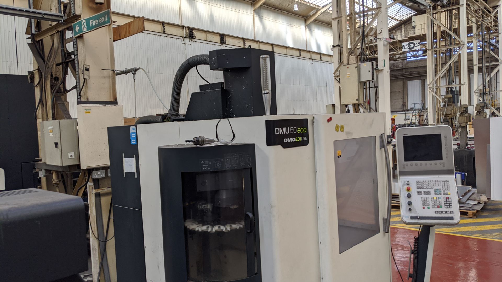 2012 DMG Gildemeister DMU 50 Ecoline Eco 5-axis milling machining centre with Siemens DMG control - Image 9 of 19