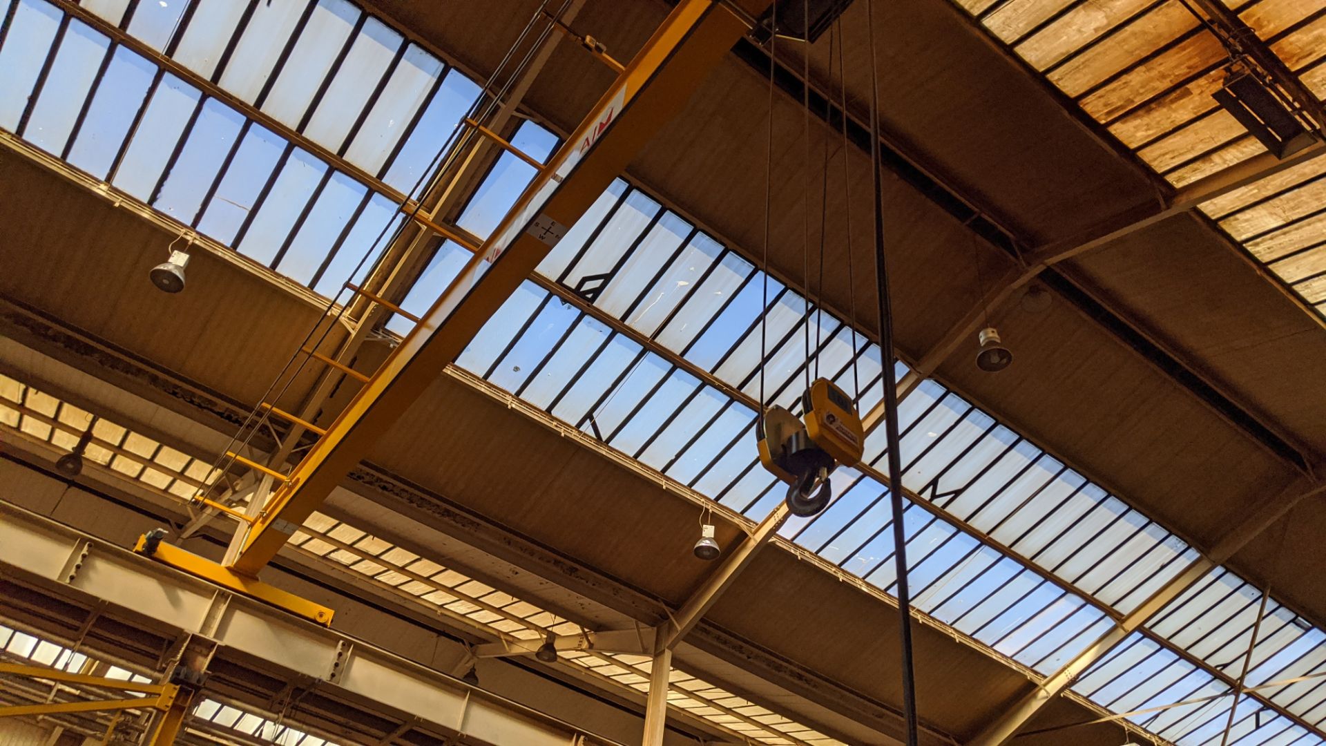 4 off 10ton capacity overhead cranes. - Image 14 of 40