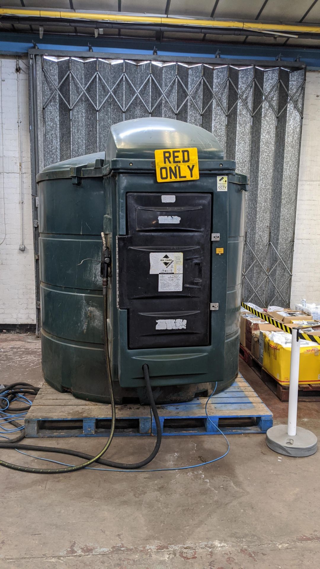 Large bunded diesel tank with electric pump, estimated 5,000 litre capacity (no label/plaque), - Image 4 of 13