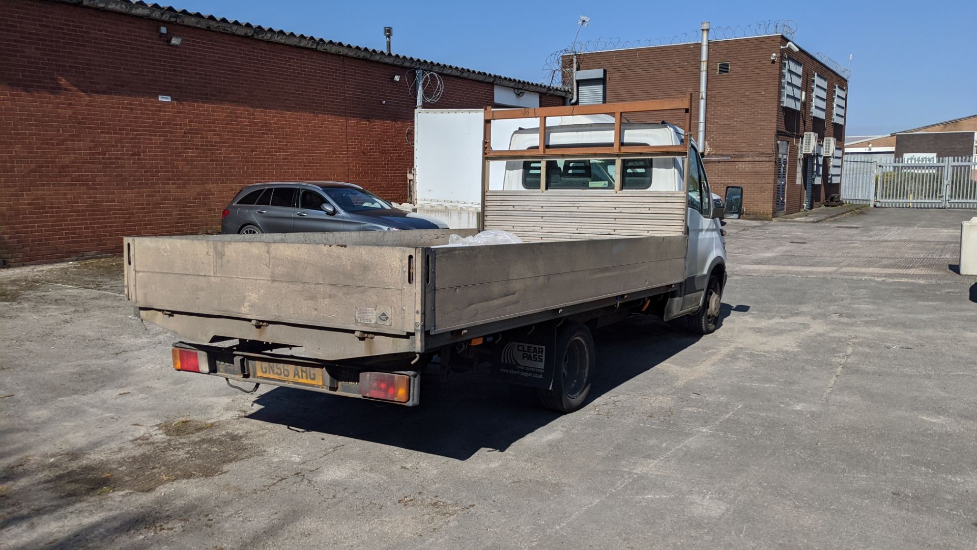 GN56 AHG Iveco Daily 35C12 MWB Dropside bed length 3.95m, 2300cc diesel engine. Colour: White. First - Image 8 of 18