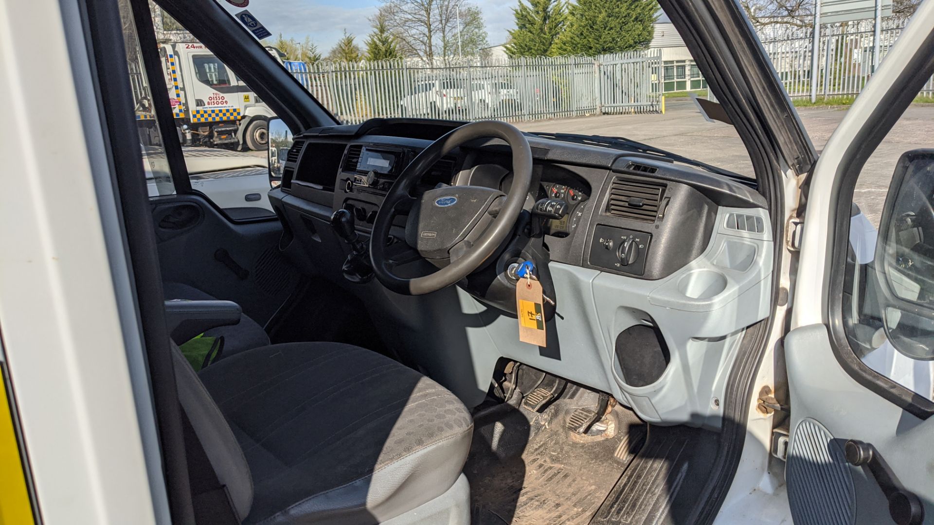 HD05 TOW Ford Transit 100 T350L RWD panel van, 2402cc diesel engine. Colour: White. First - Image 18 of 25