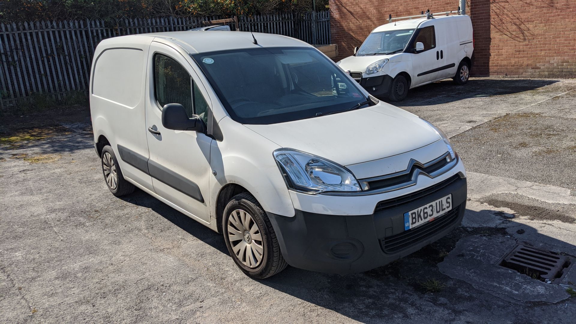 BK63 ULS Citroen Berlingo 625 Enterprise H panel van, 1560cc diesel engine. Colour: White. First