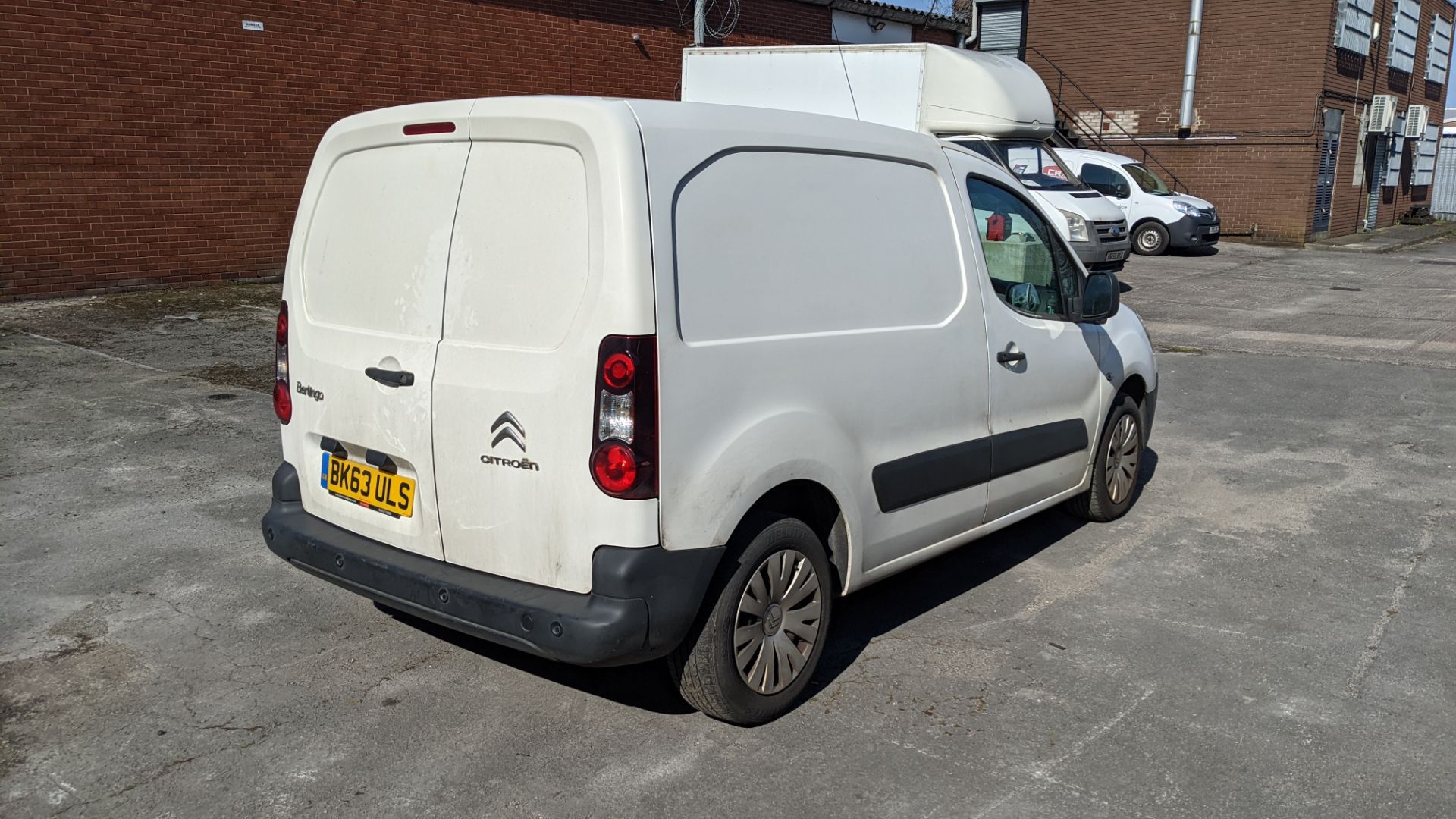 BK63 ULS Citroen Berlingo 625 Enterprise H panel van, 1560cc diesel engine. Colour: White. First - Image 7 of 23