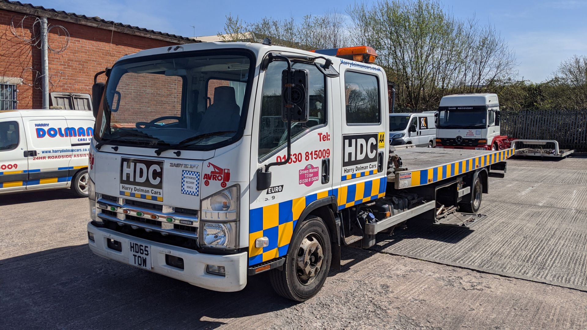 HD65 TOW Isuzu Trucks Forward N75.190 breakdown truck, 5193cc engine. Colour: White. First - Image 4 of 31