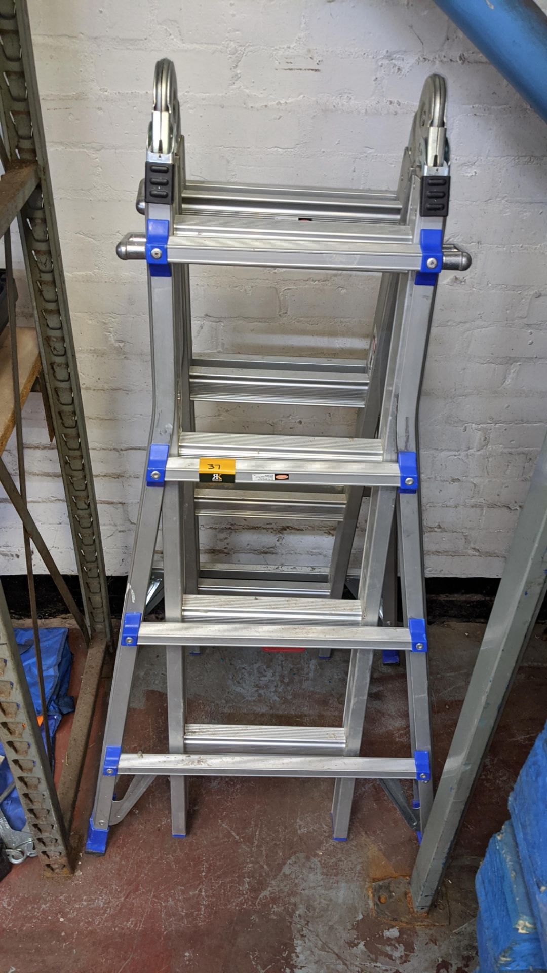 Multifunction adjustable ladders. Lots 22 - 53 are all located inside our warehouse. Please ensure - Image 6 of 6