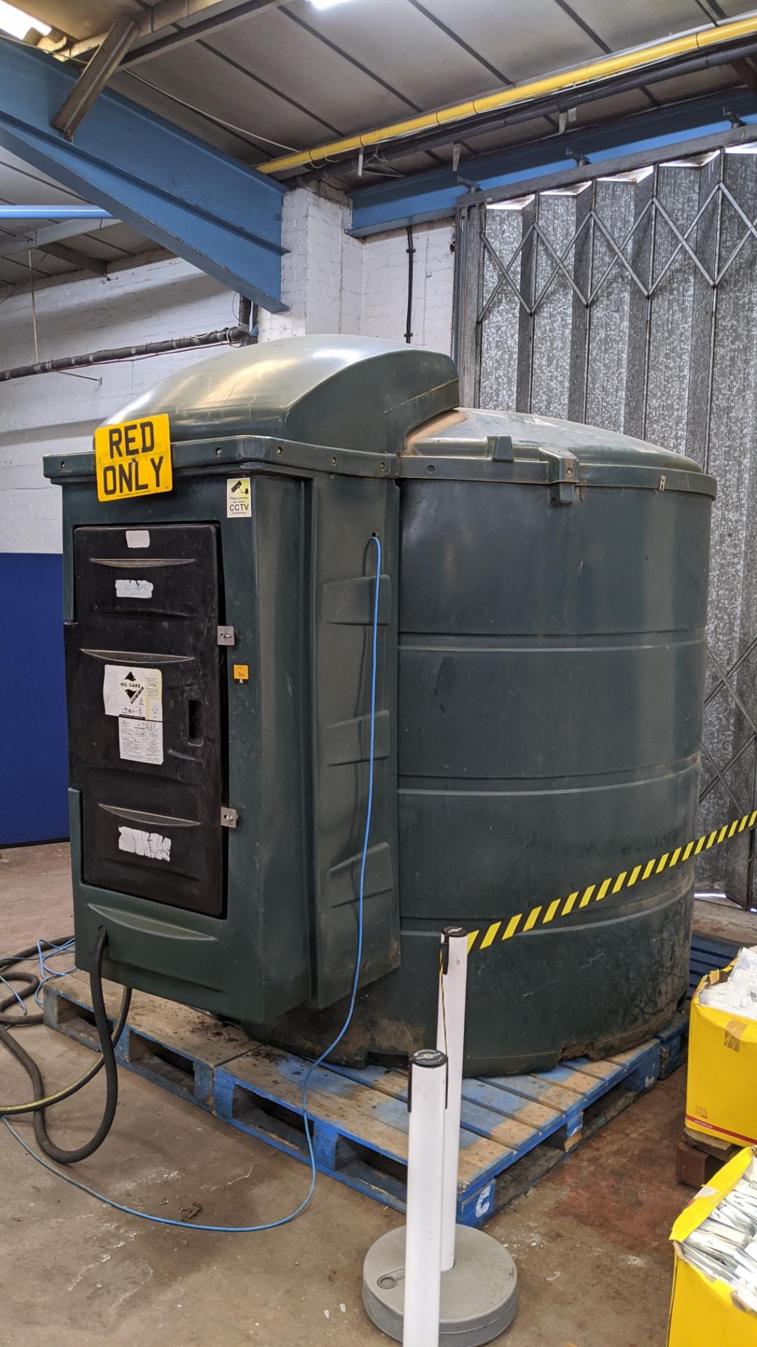 Large bunded diesel tank with electric pump, estimated 5,000 litre capacity (no label/plaque), - Image 5 of 13