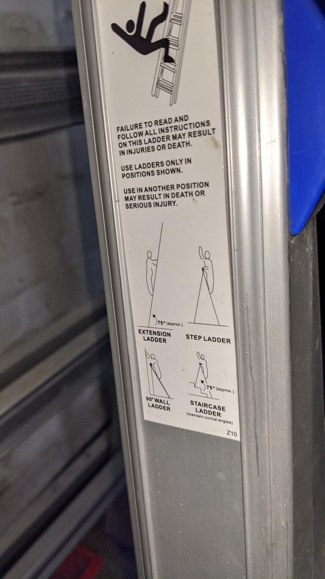 Multifunction adjustable ladders. Lots 22 - 53 are all located inside our warehouse. Please ensure - Image 3 of 6