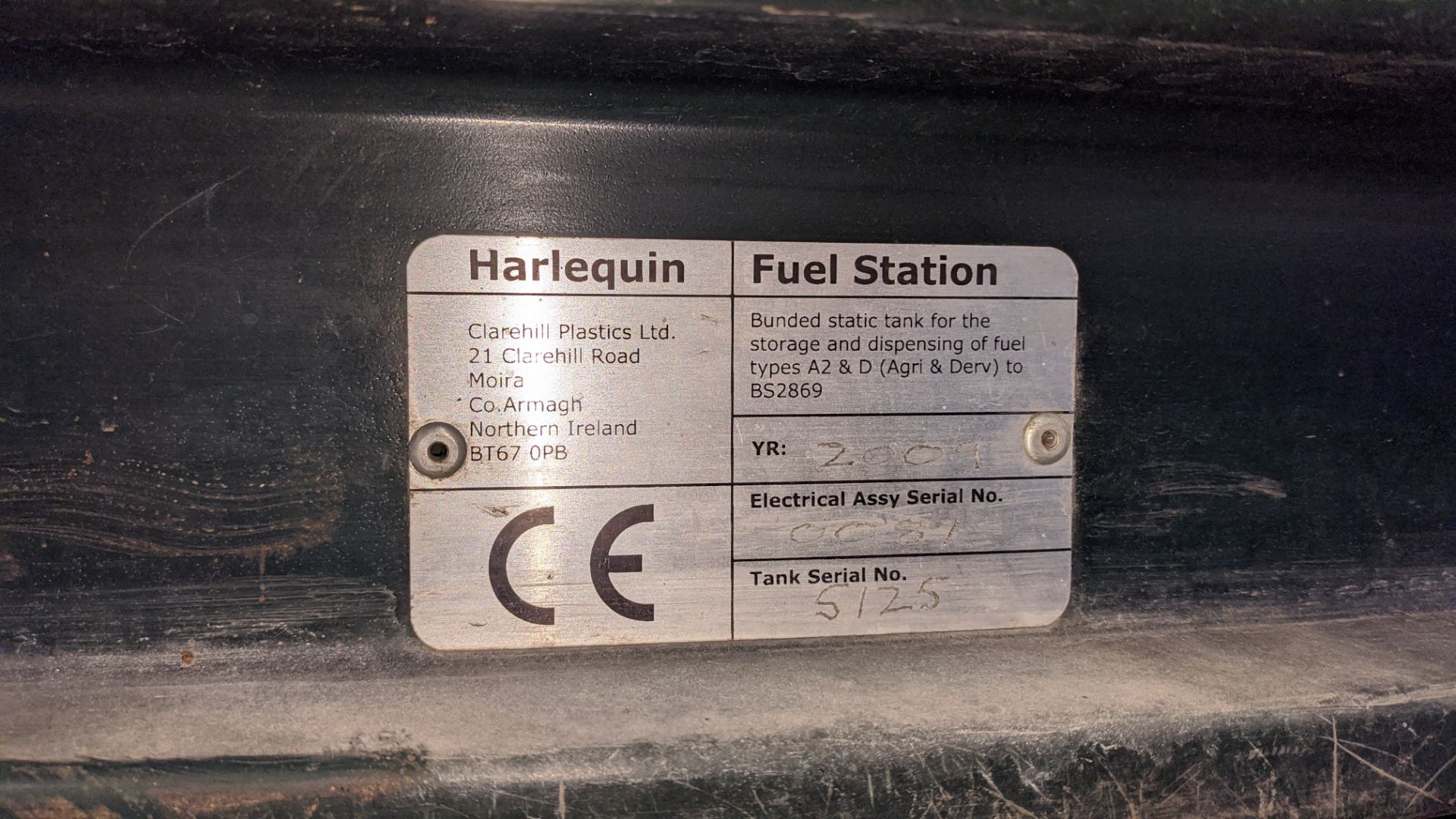 Harlequin 10,000 litre bunded fuel station model 10000FS, with electric pump. Understood to have - Image 10 of 10