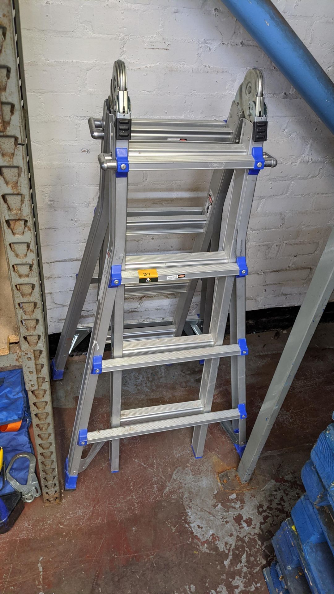 Multifunction adjustable ladders. Lots 22 - 53 are all located inside our warehouse. Please ensure - Image 2 of 6