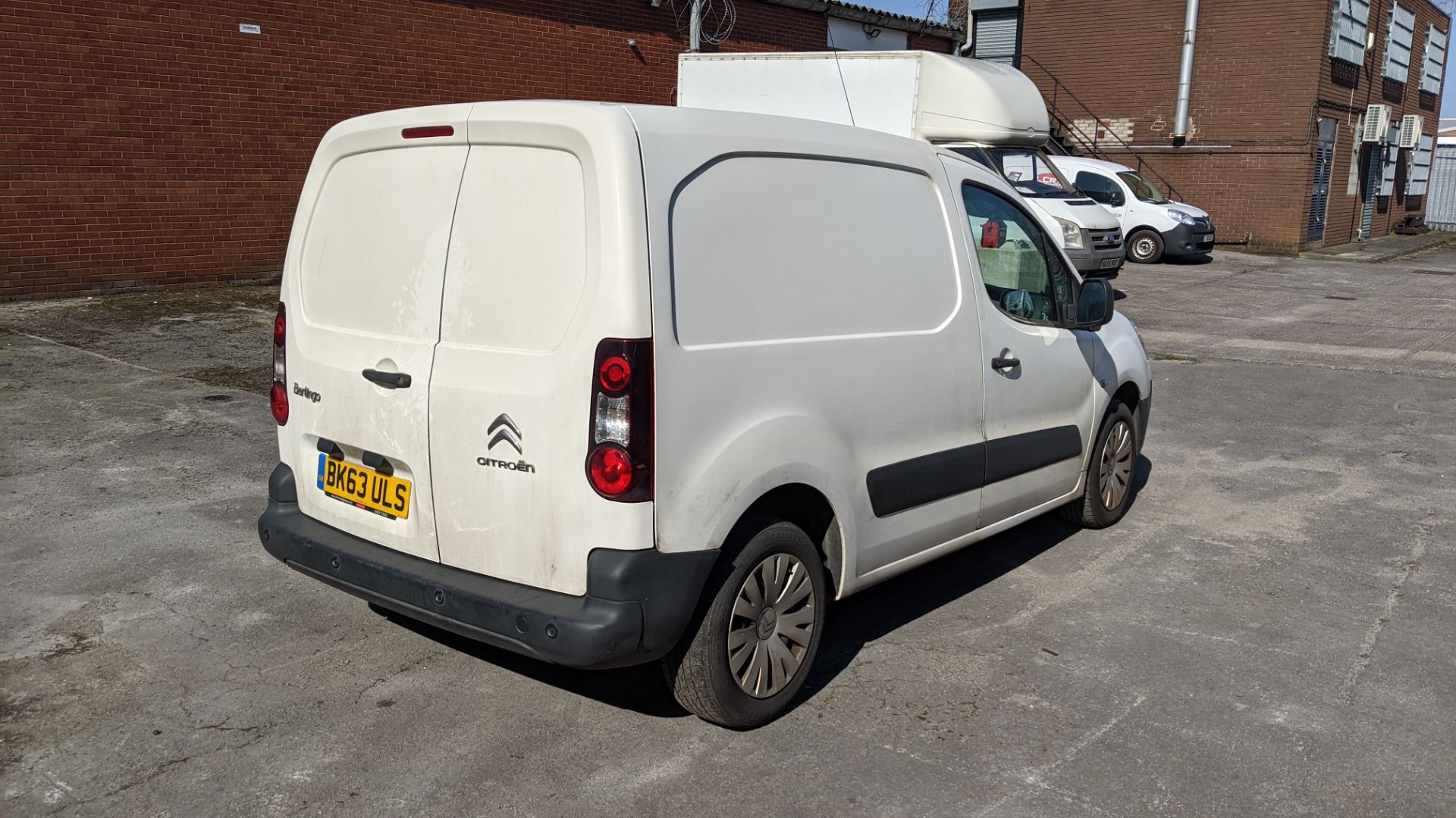 BK63 ULS Citroen Berlingo 625 Enterprise H panel van, 1560cc diesel engine. Colour: White. First - Image 8 of 23