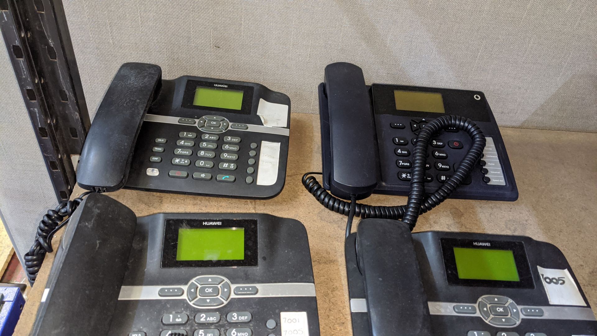 5 off Huawei telephone handsets model F610 plus DECT telephone handset & charging station. NB this - Image 5 of 5