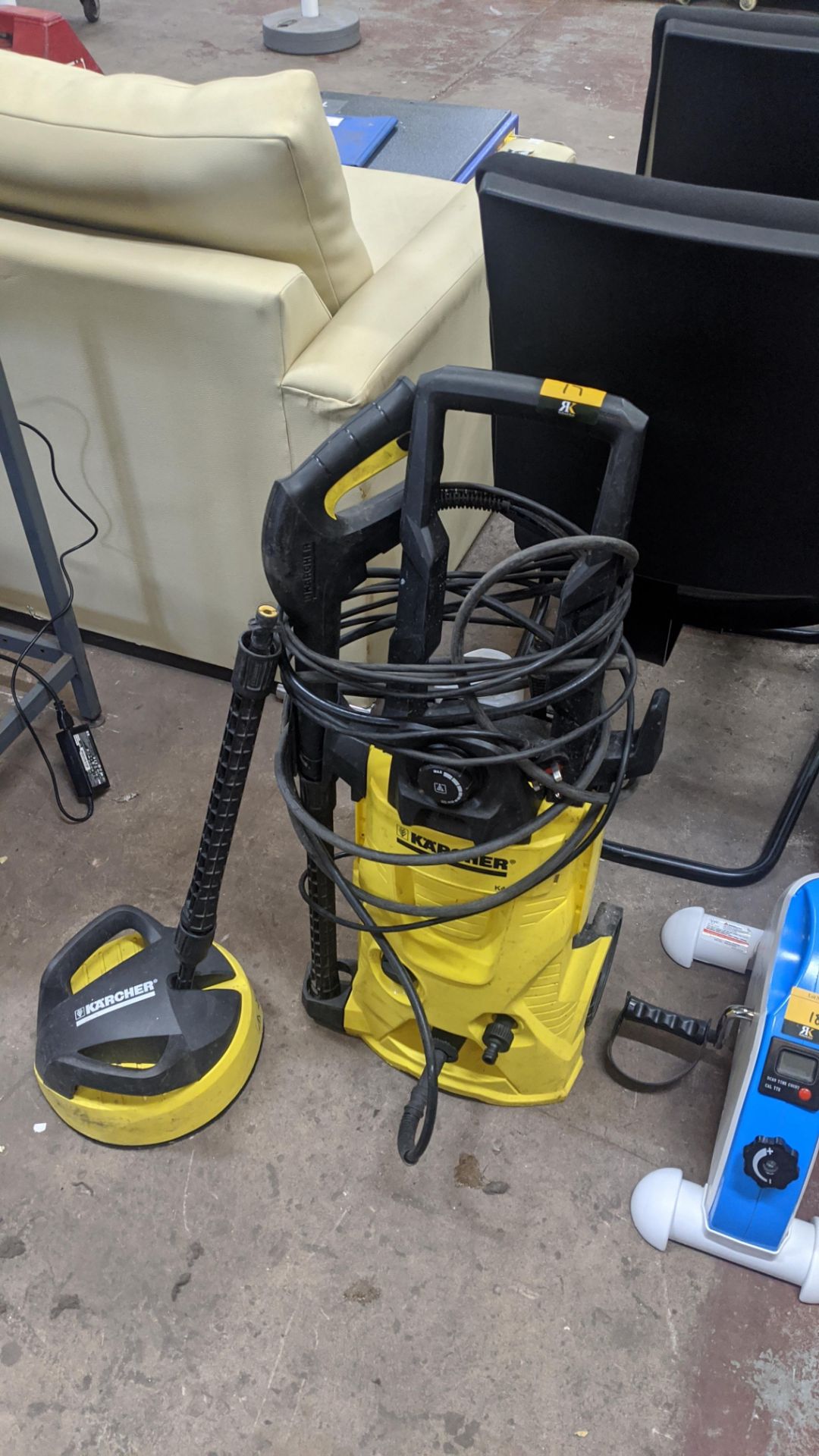 Karcher K4 pressure washer with patio cleaner optional accessory. IMPORTANT: This auction is - Image 6 of 7