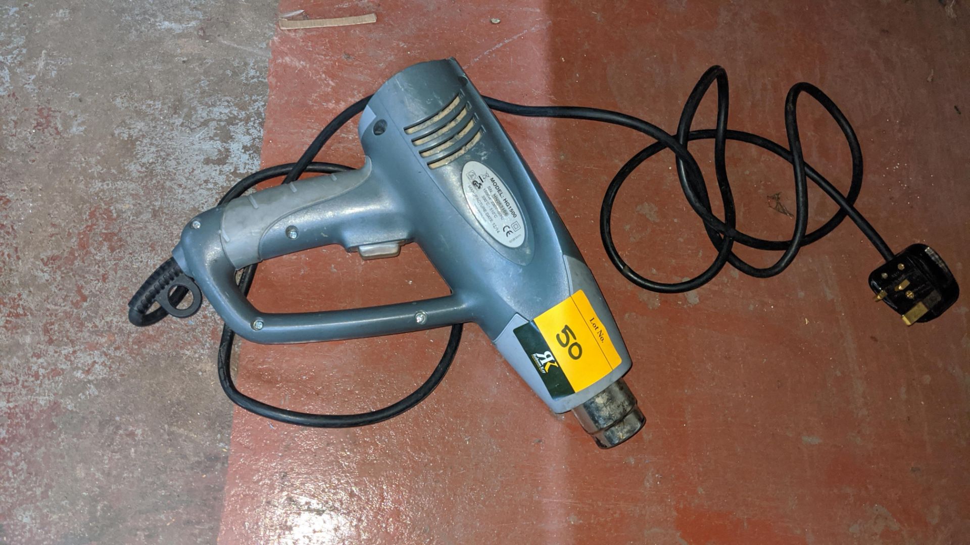 Hot air gun. IMPORTANT: This auction is strictly subject to a two day payment and collection