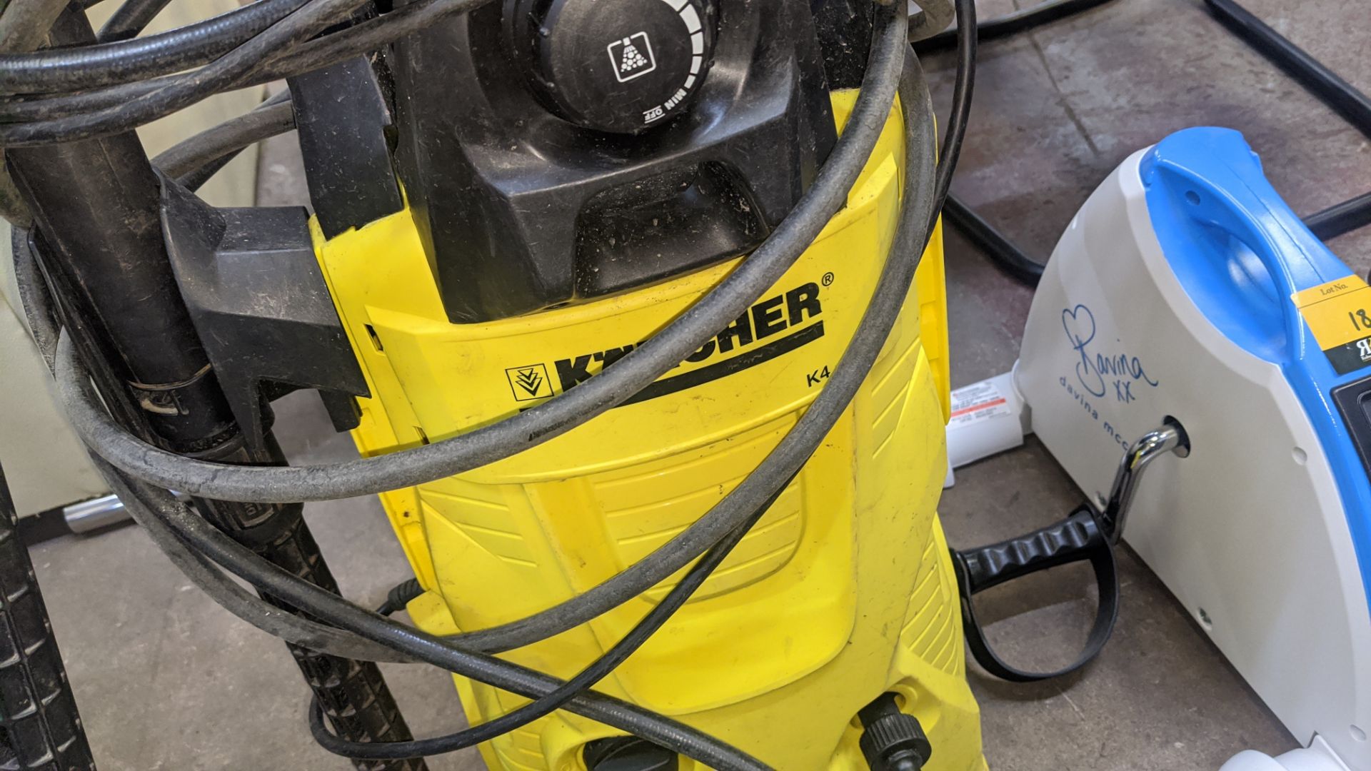 Karcher K4 pressure washer with patio cleaner optional accessory. IMPORTANT: This auction is - Image 7 of 7