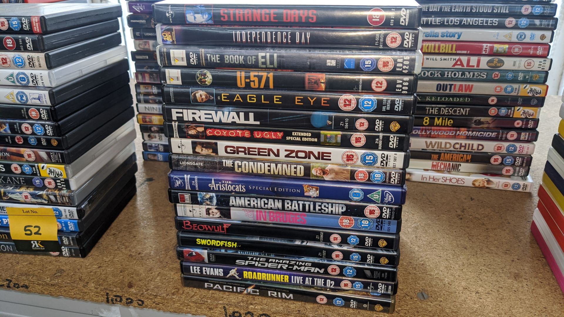 Approximately 65 off assorted DVDs. IMPORTANT: This auction is strictly subject to a two day payment - Image 5 of 6