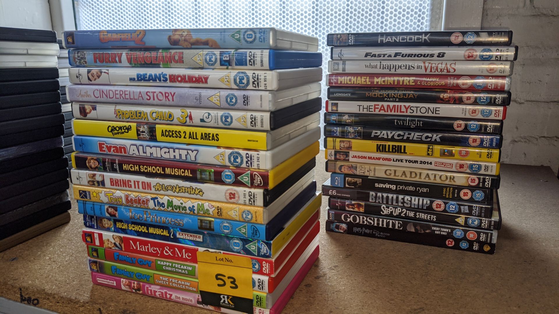 Approximately 32 off assorted DVDs. IMPORTANT: This auction is strictly subject to a two day payment