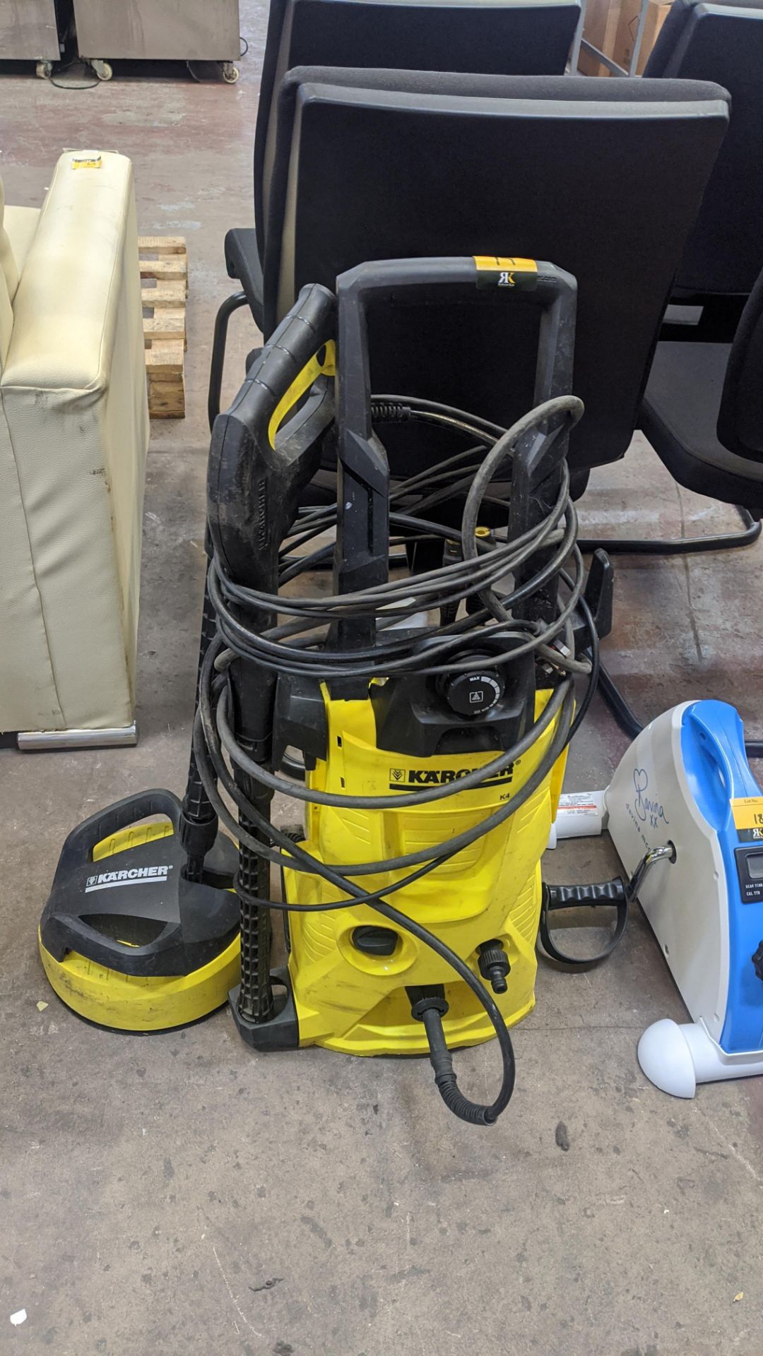 Karcher K4 pressure washer with patio cleaner optional accessory. IMPORTANT: This auction is - Image 2 of 7