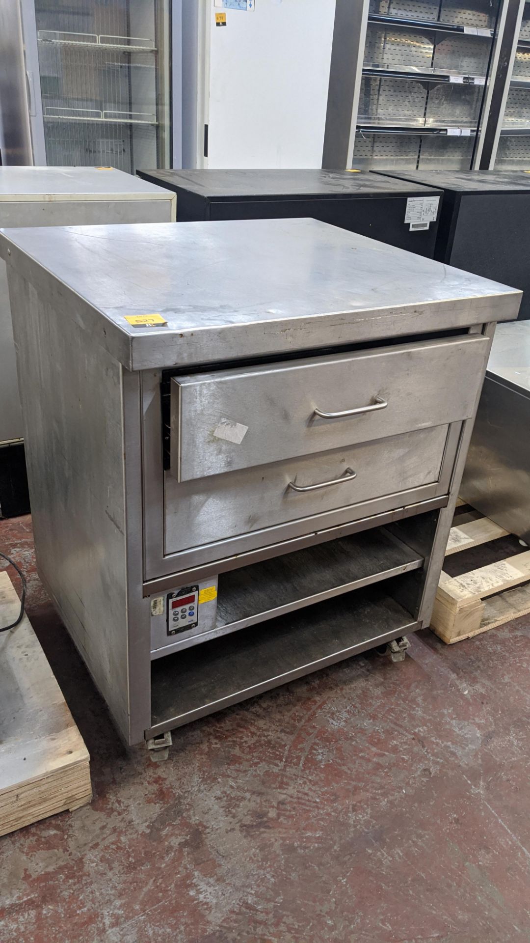 Stainless steel mobile soup oven. IMPORTANT: This auction is strictly subject to a two day payment - Image 2 of 4
