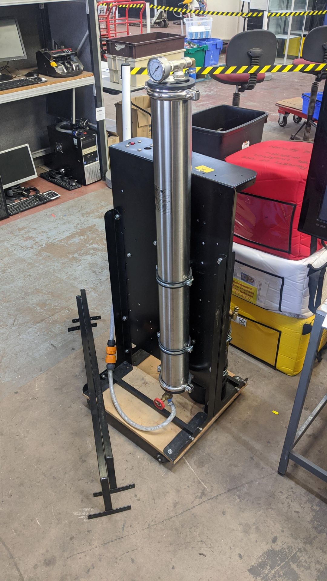 Reverse osmosis rig, being sold on behalf of a finance company following termination of lease.