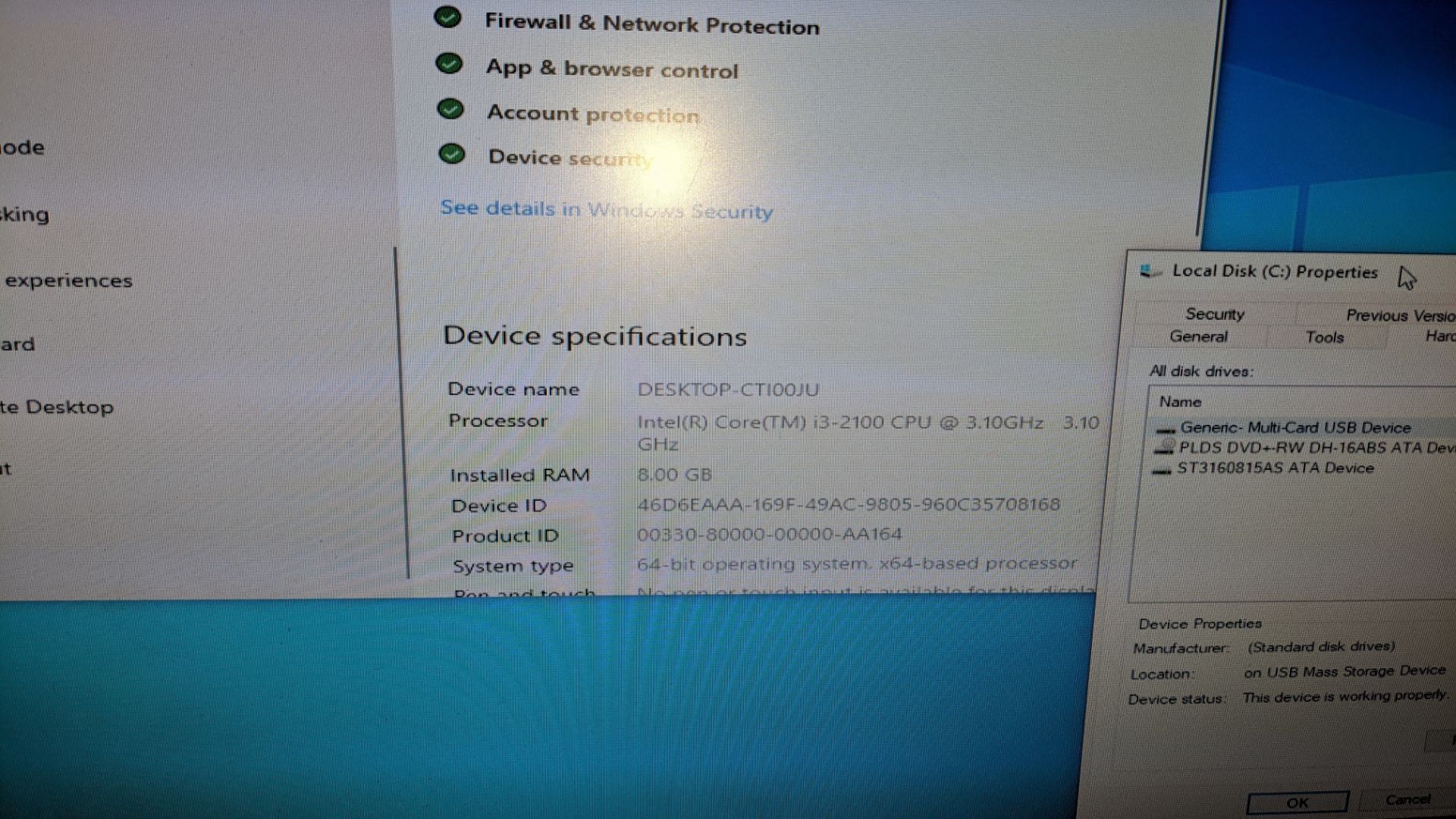 Dell desktop computer including keyboard, monitor & mouse - spec as pictured. IMPORTANT: This - Image 5 of 6