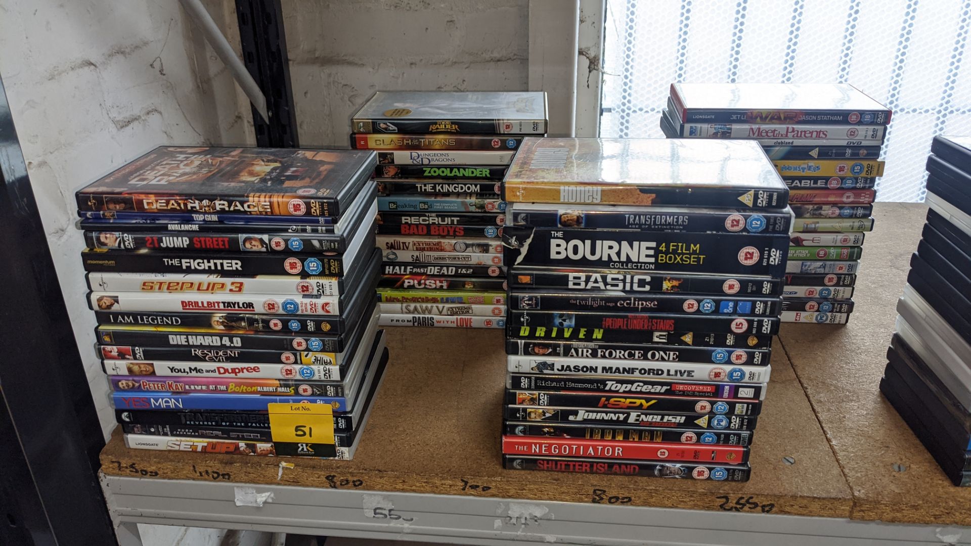 Approximately 62 off assorted DVDs. IMPORTANT: This auction is strictly subject to a two day payment - Image 2 of 6