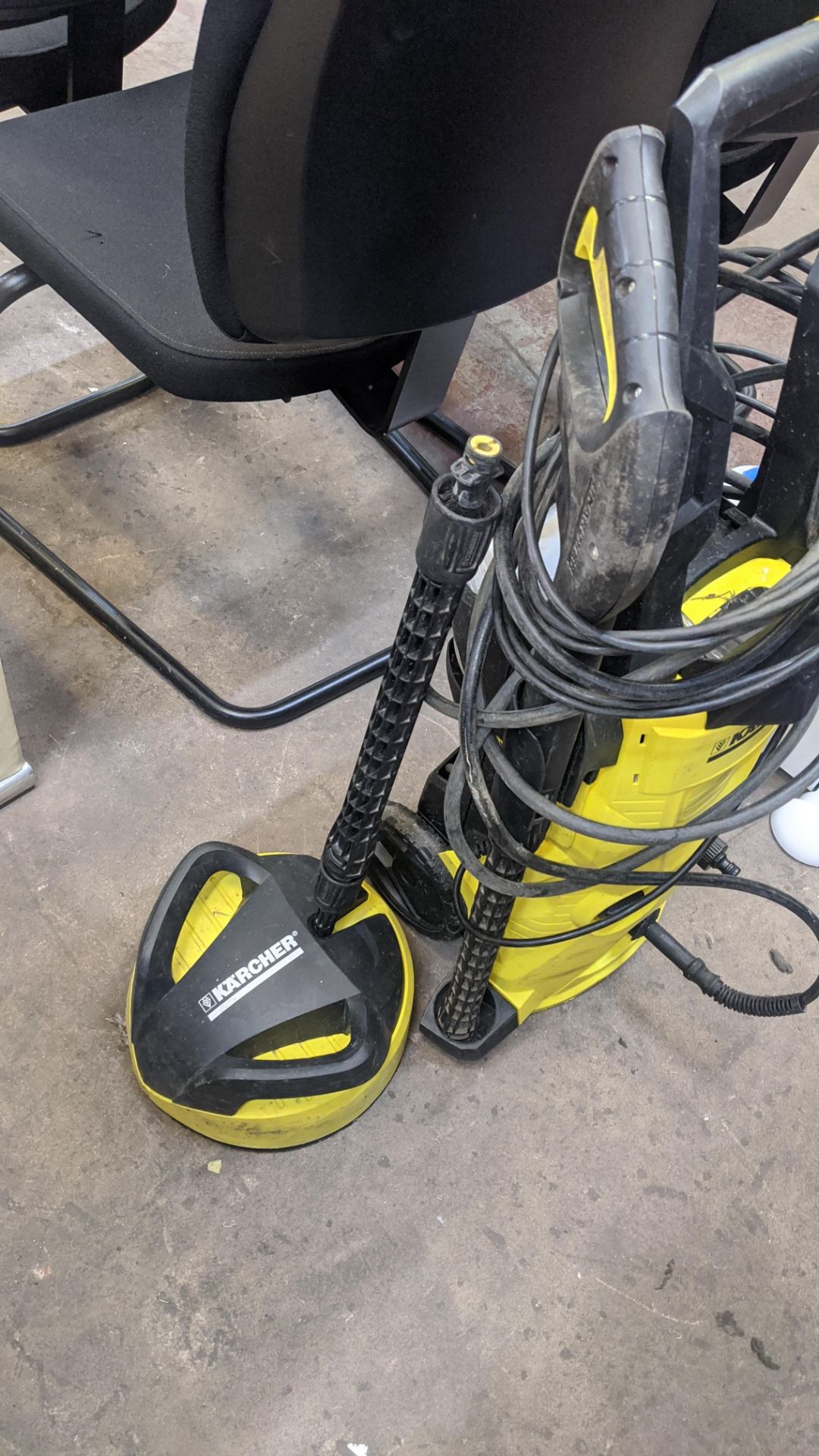 Karcher K4 pressure washer with patio cleaner optional accessory. IMPORTANT: This auction is - Image 3 of 7