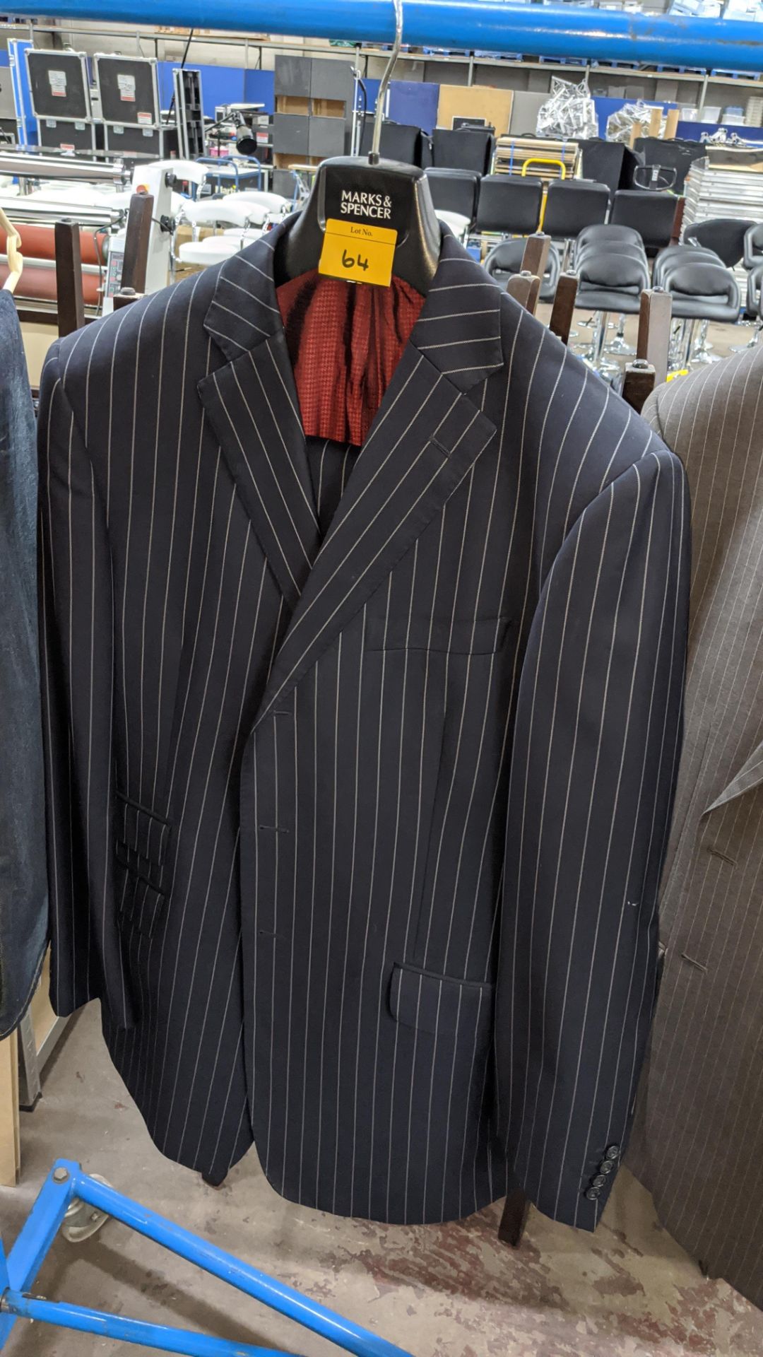 2 off Marks & Spencer men's pure wool suits, sizes 42" and 44" chest, each including 2 pairs of - Image 2 of 11